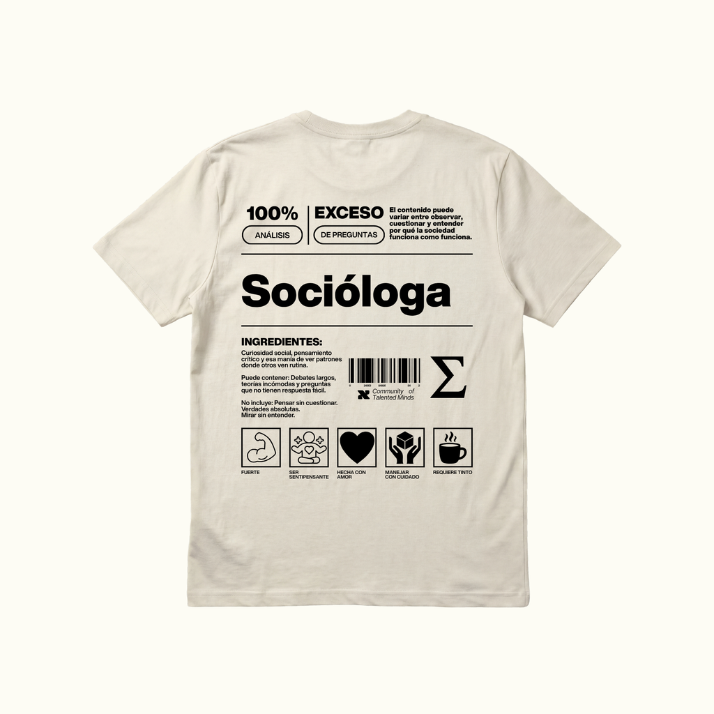 Camiseta Socióloga