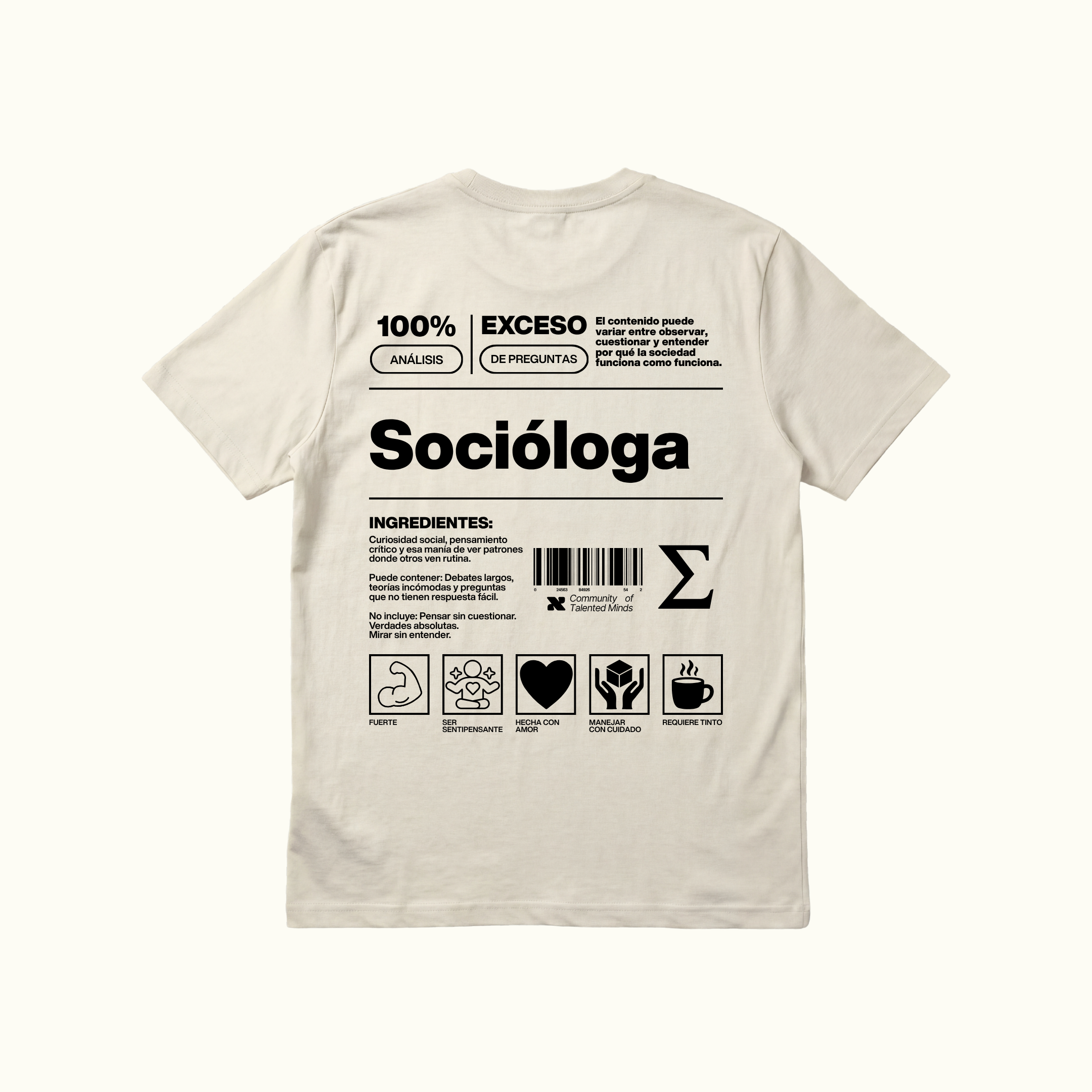 Camiseta Socióloga
