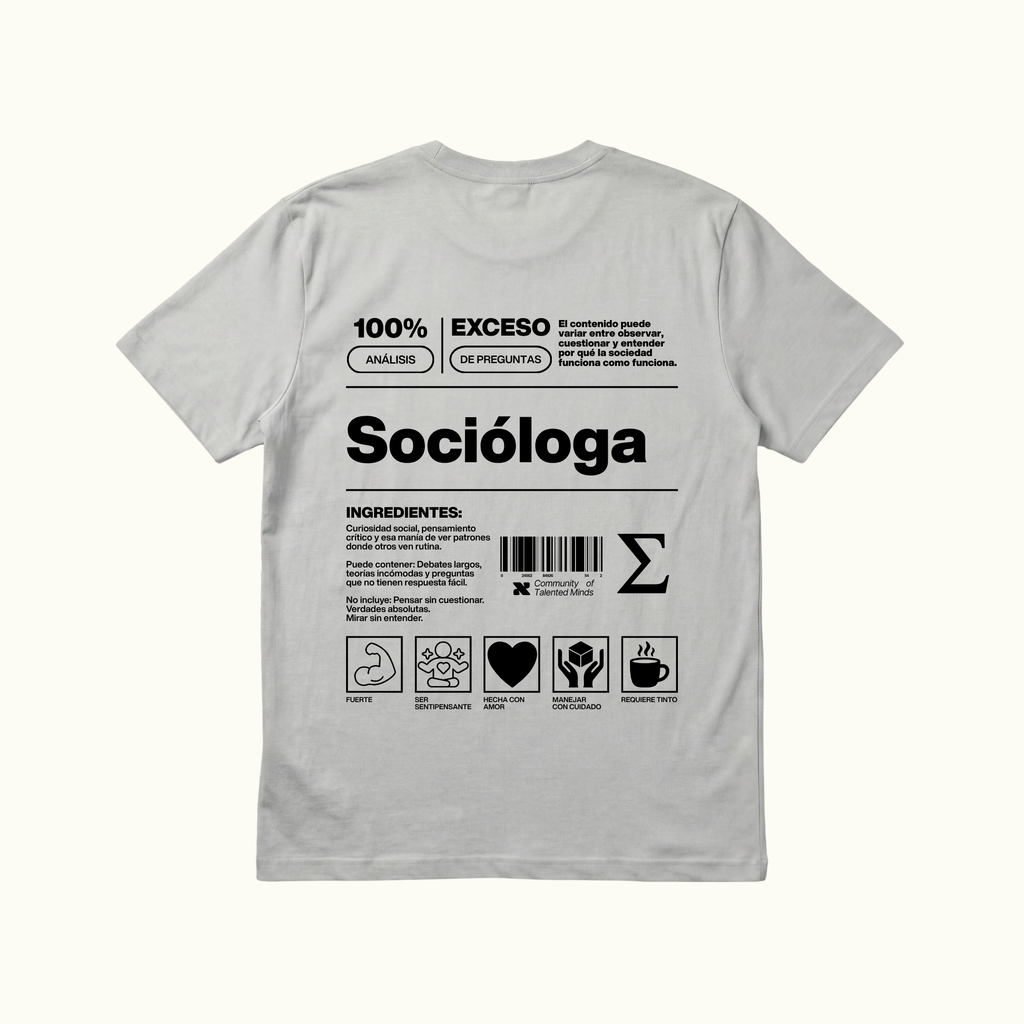 Camiseta Socióloga