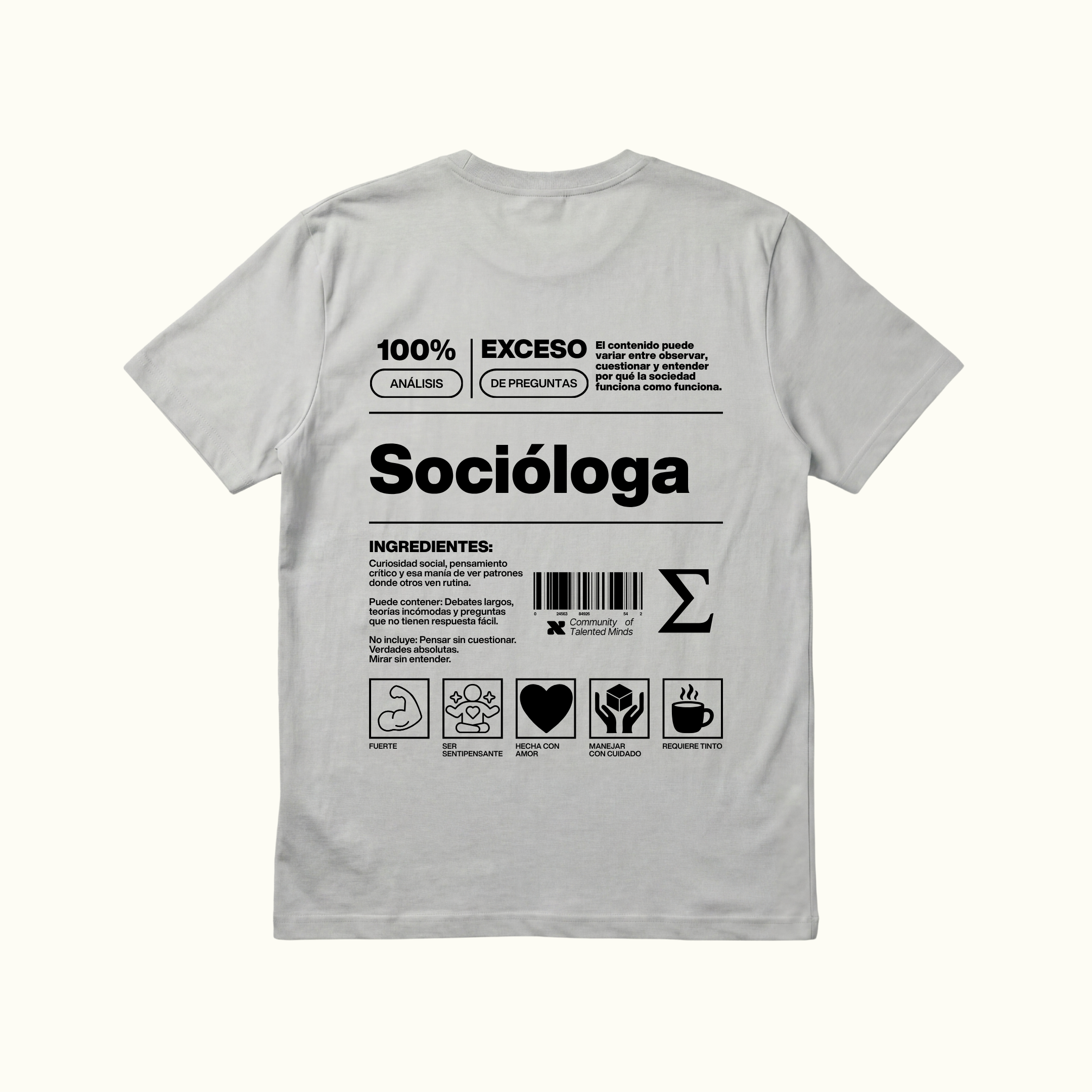 Camiseta Socióloga