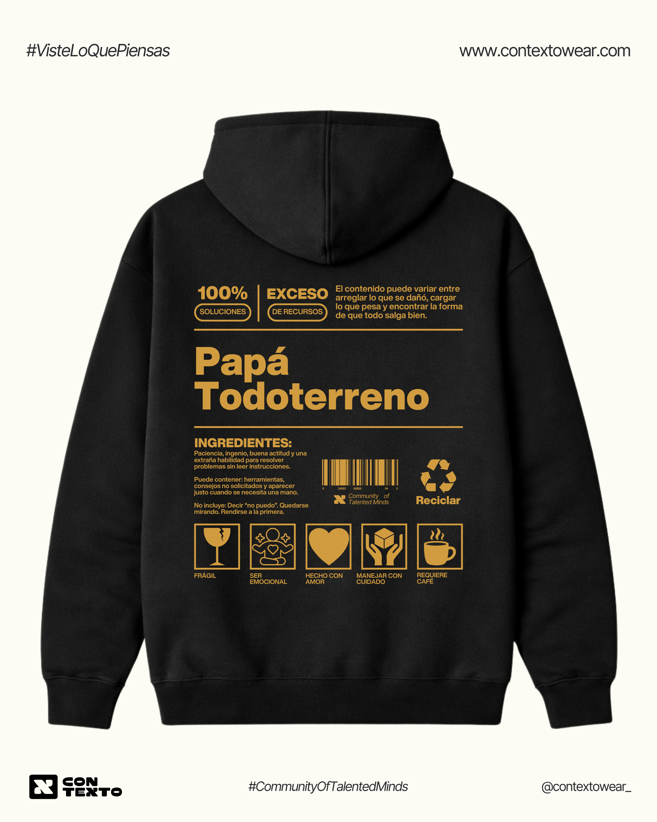 Hoodie Papá Todoterreno