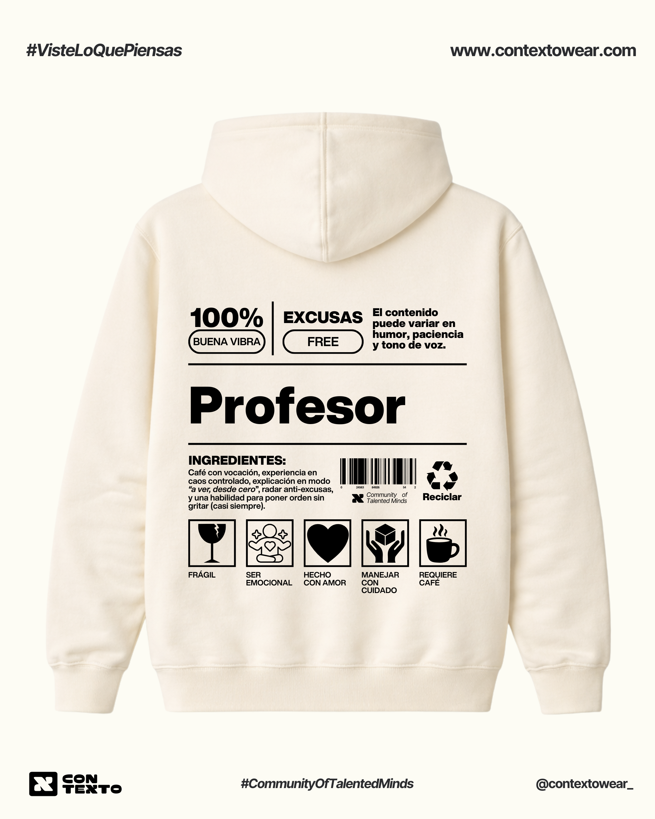 Hoodie Profesor