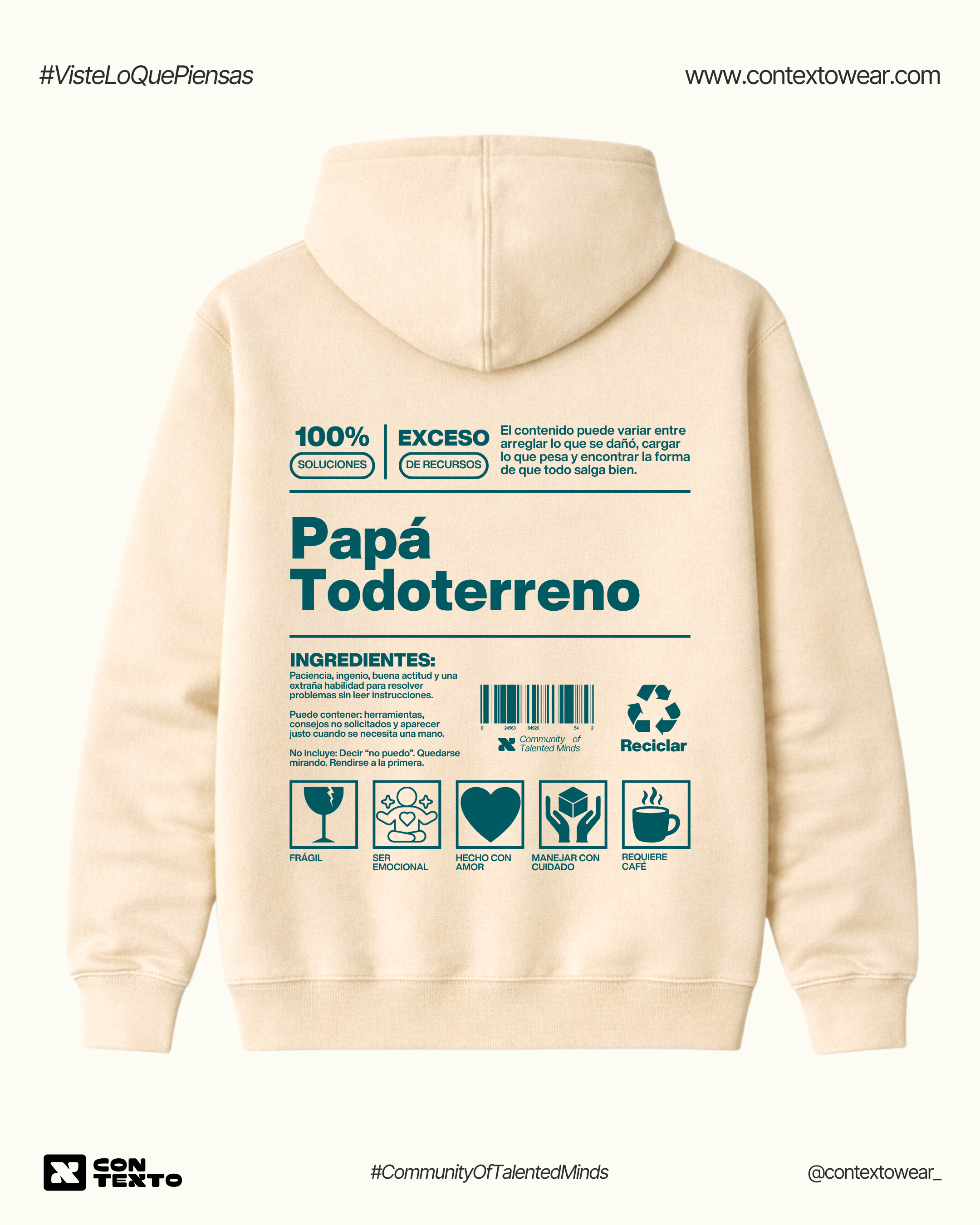 Hoodie Papá Todoterreno