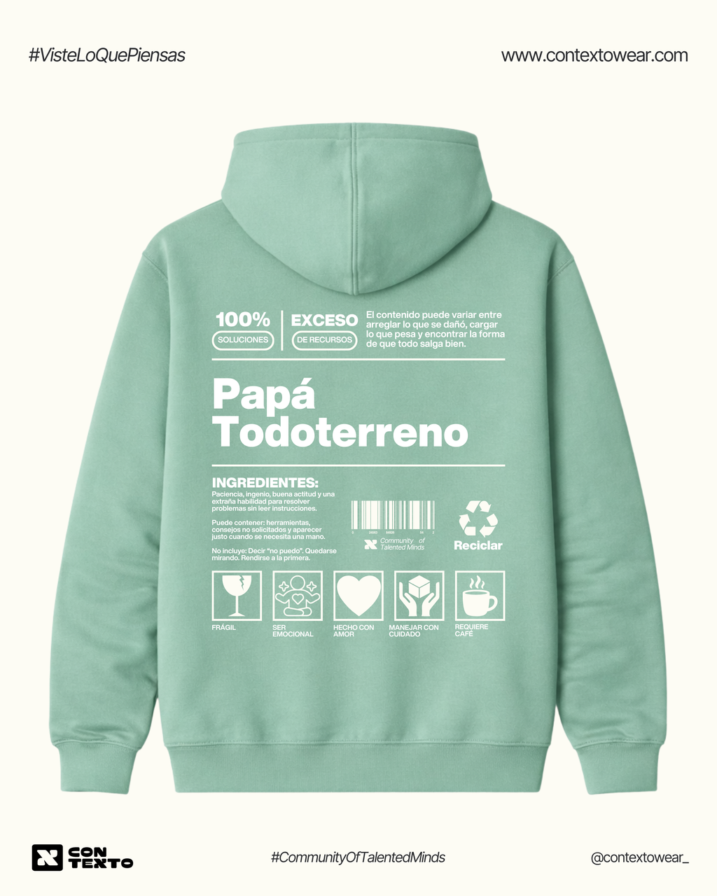 Hoodie Papá Todoterreno