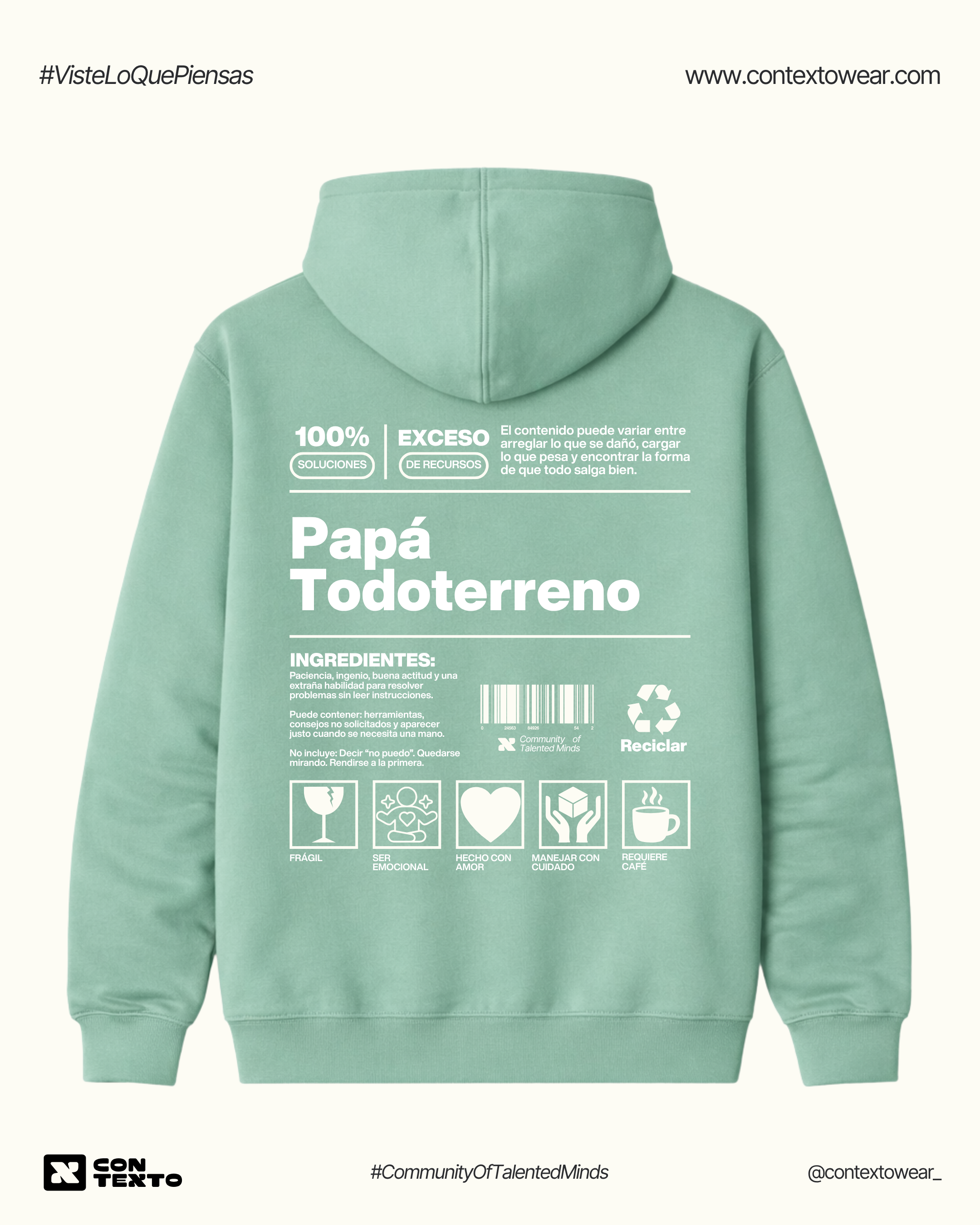 Hoodie Papá Todoterreno