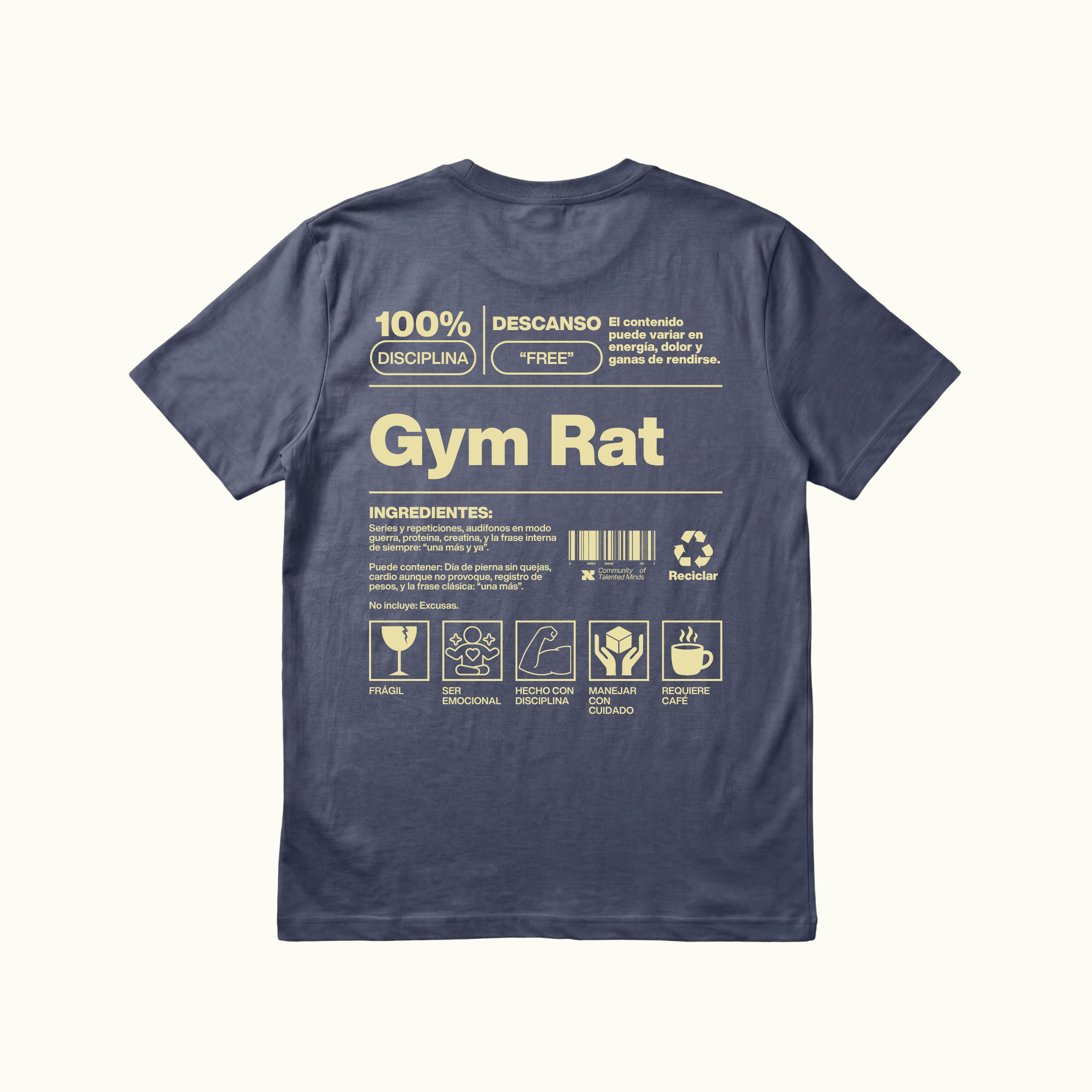 Camiseta Gym Rat Hombre