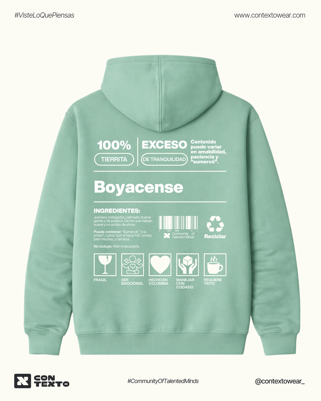 Hoodie Boyacense Mujer