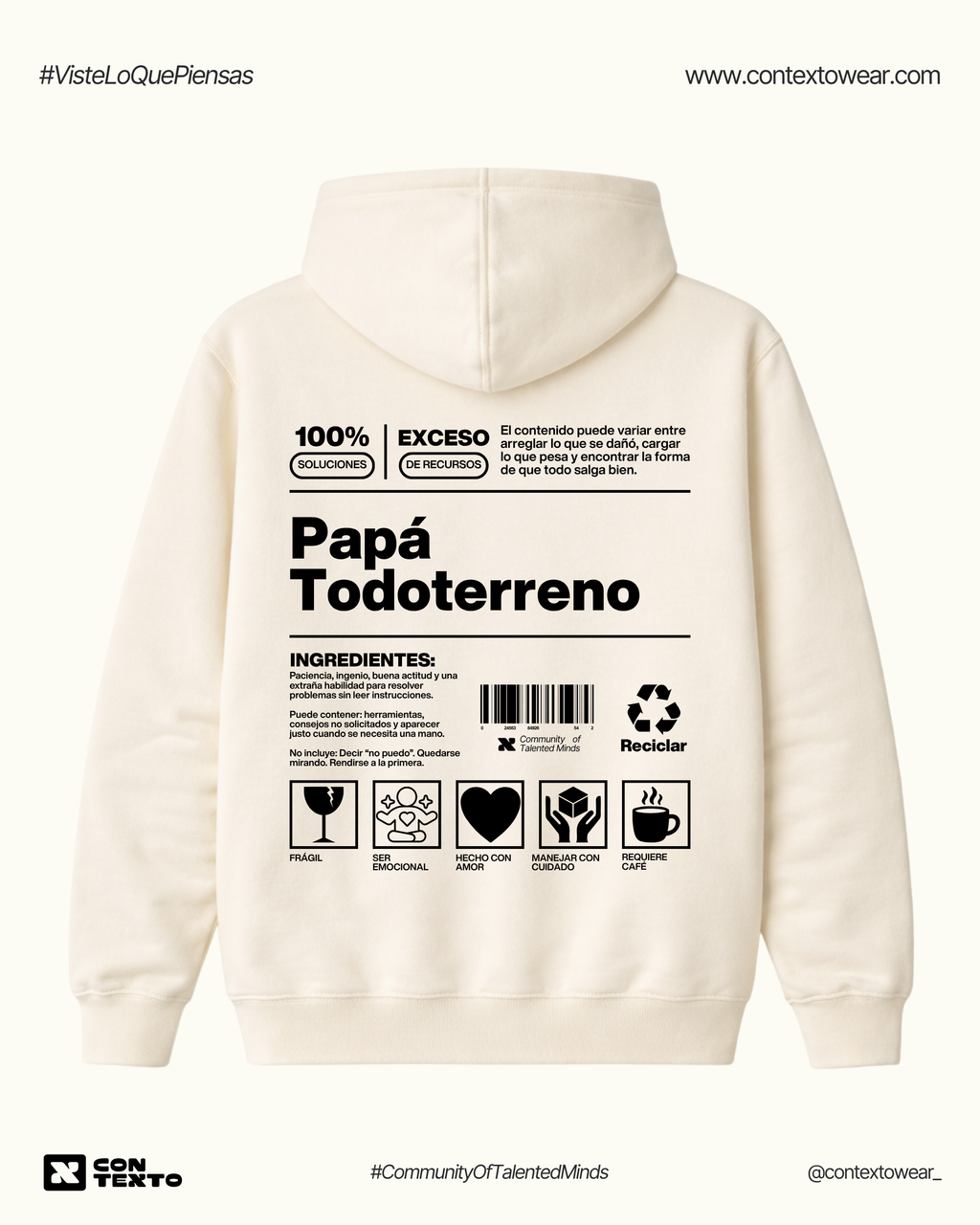 Hoodie Papá Todoterreno
