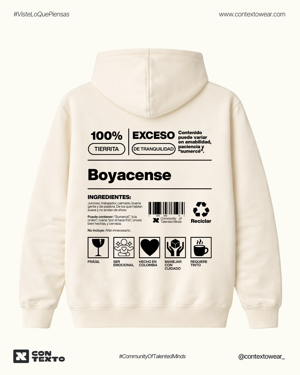 Hoodie Boyacense Mujer