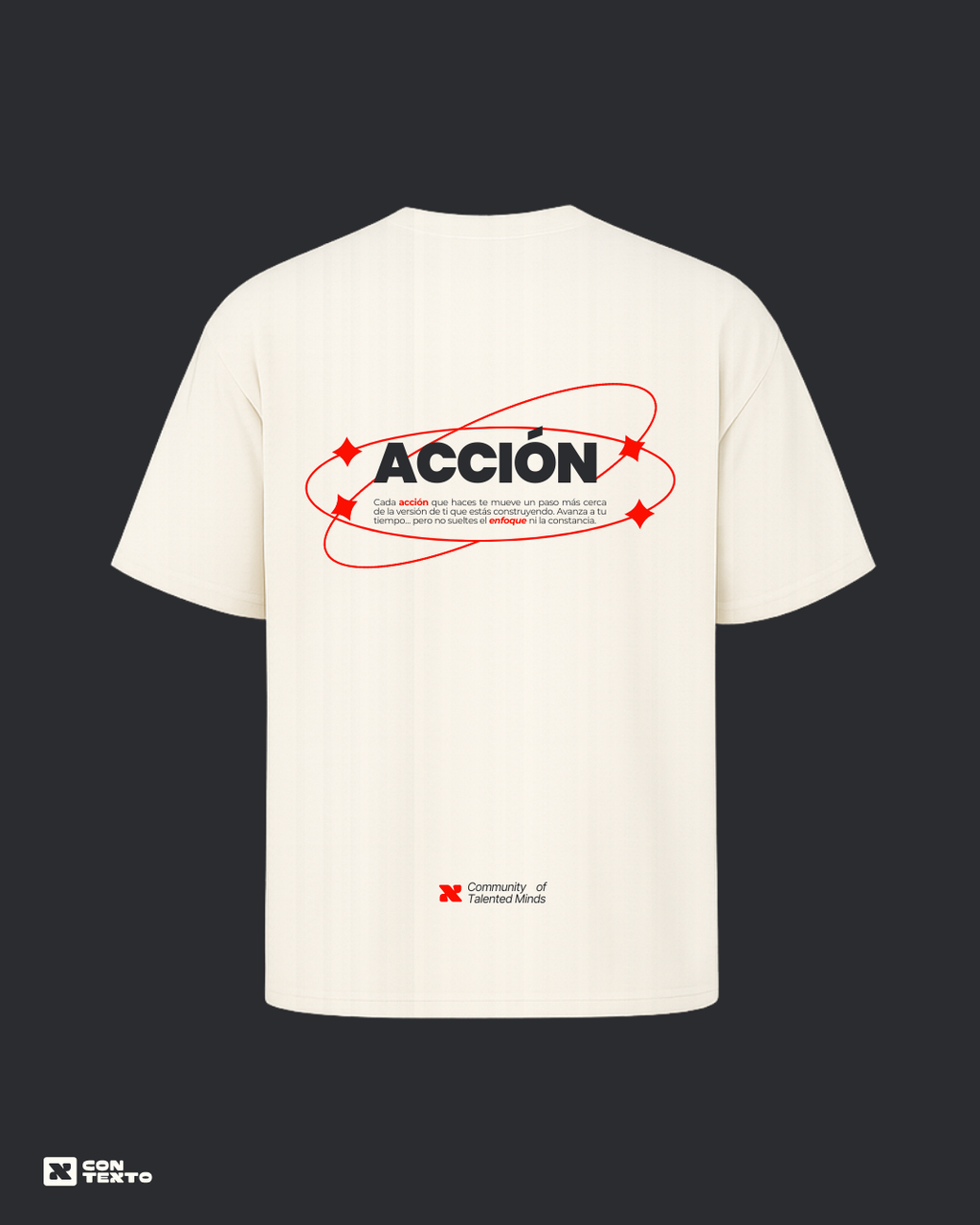 Camiseta Oversize Acción