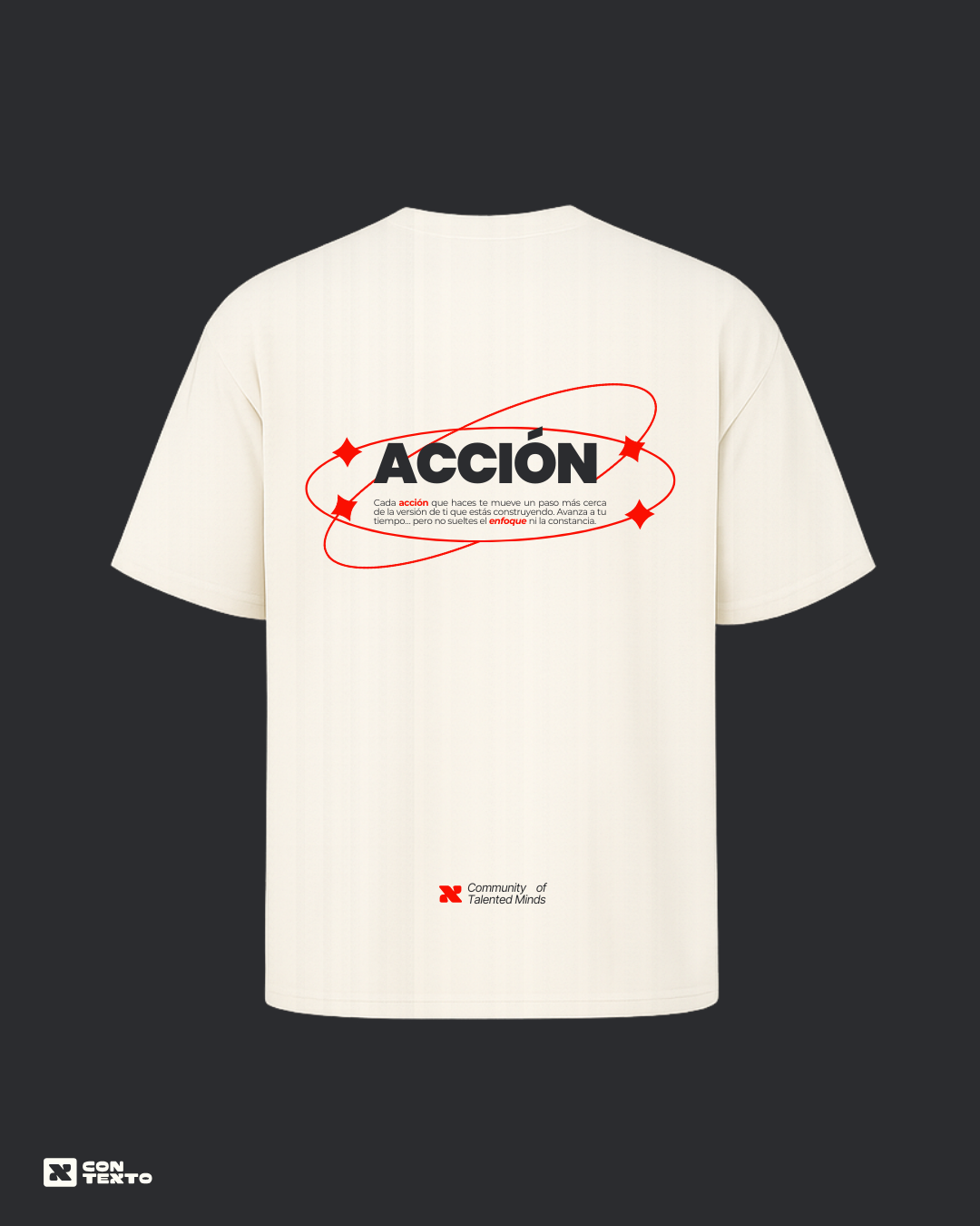 Camiseta Oversize Acción