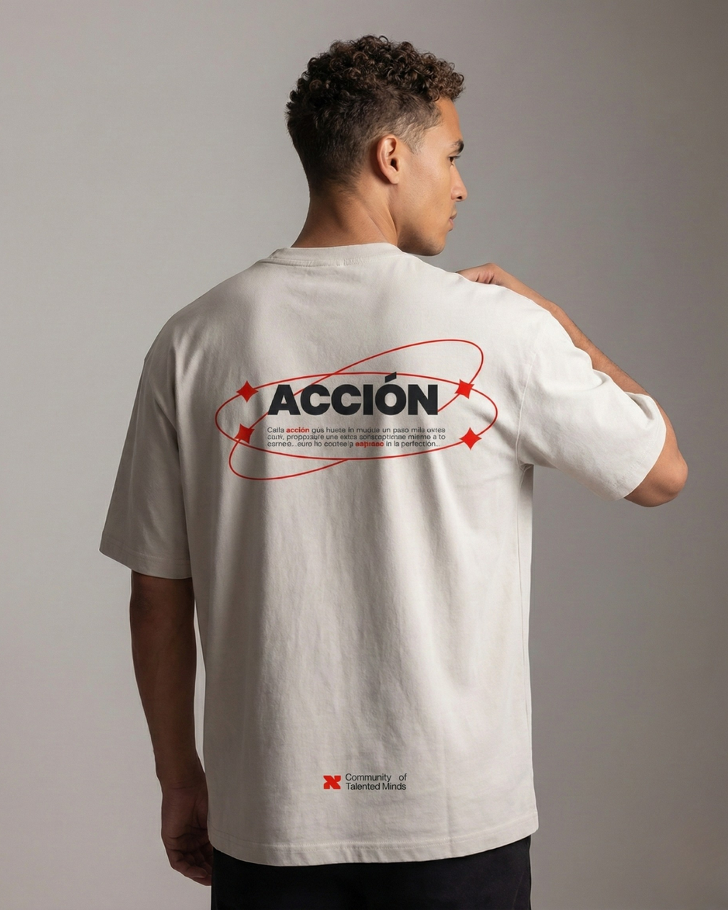 Camiseta Oversize Acción