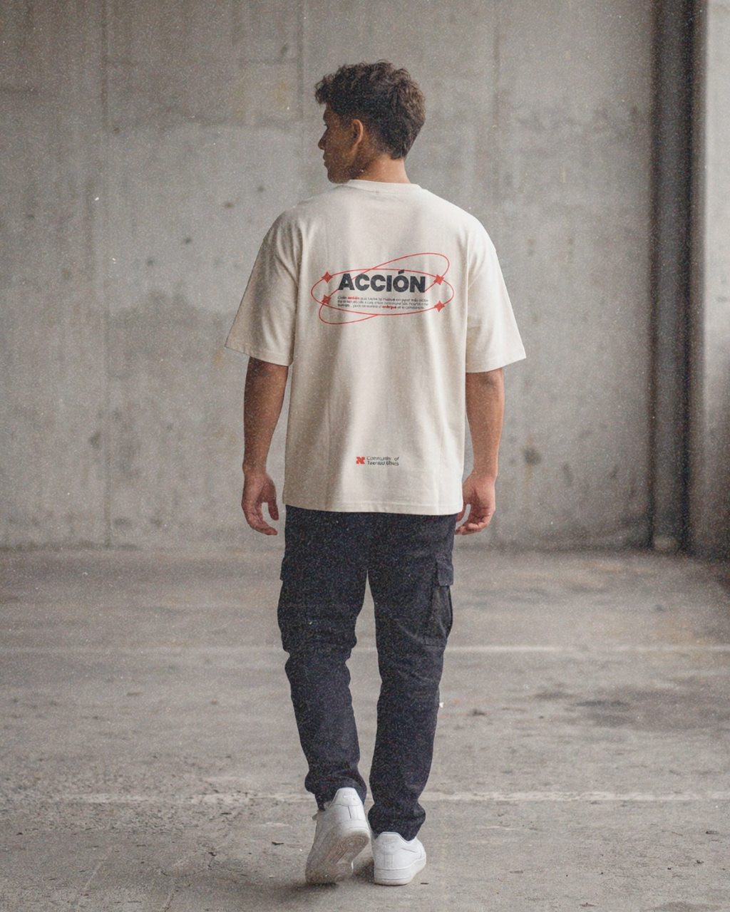 Camiseta Oversize Acción