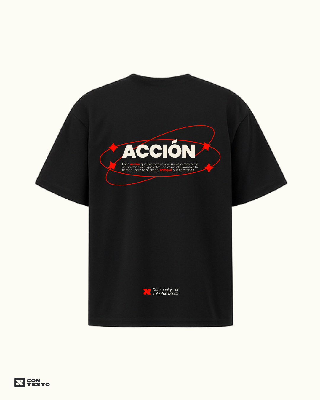 Camiseta Oversize Acción