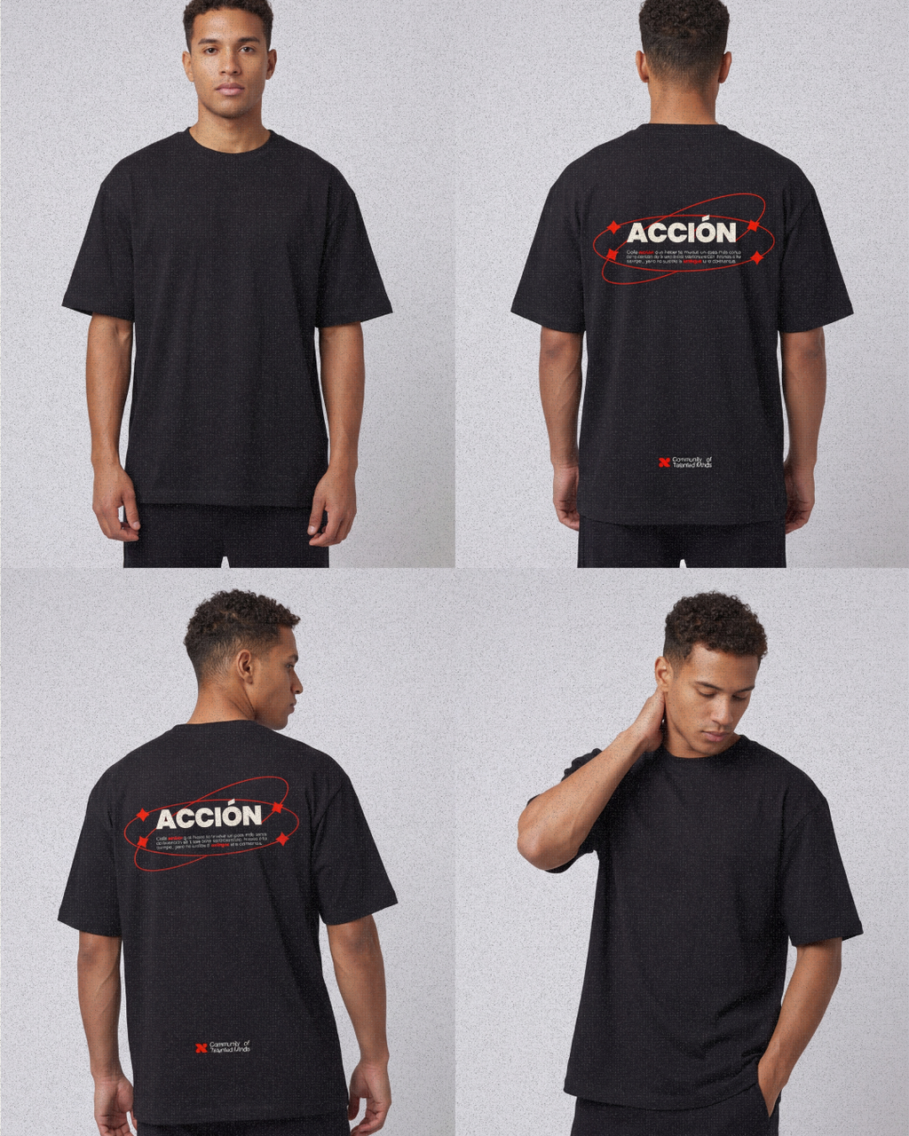 Camiseta Oversize Acción