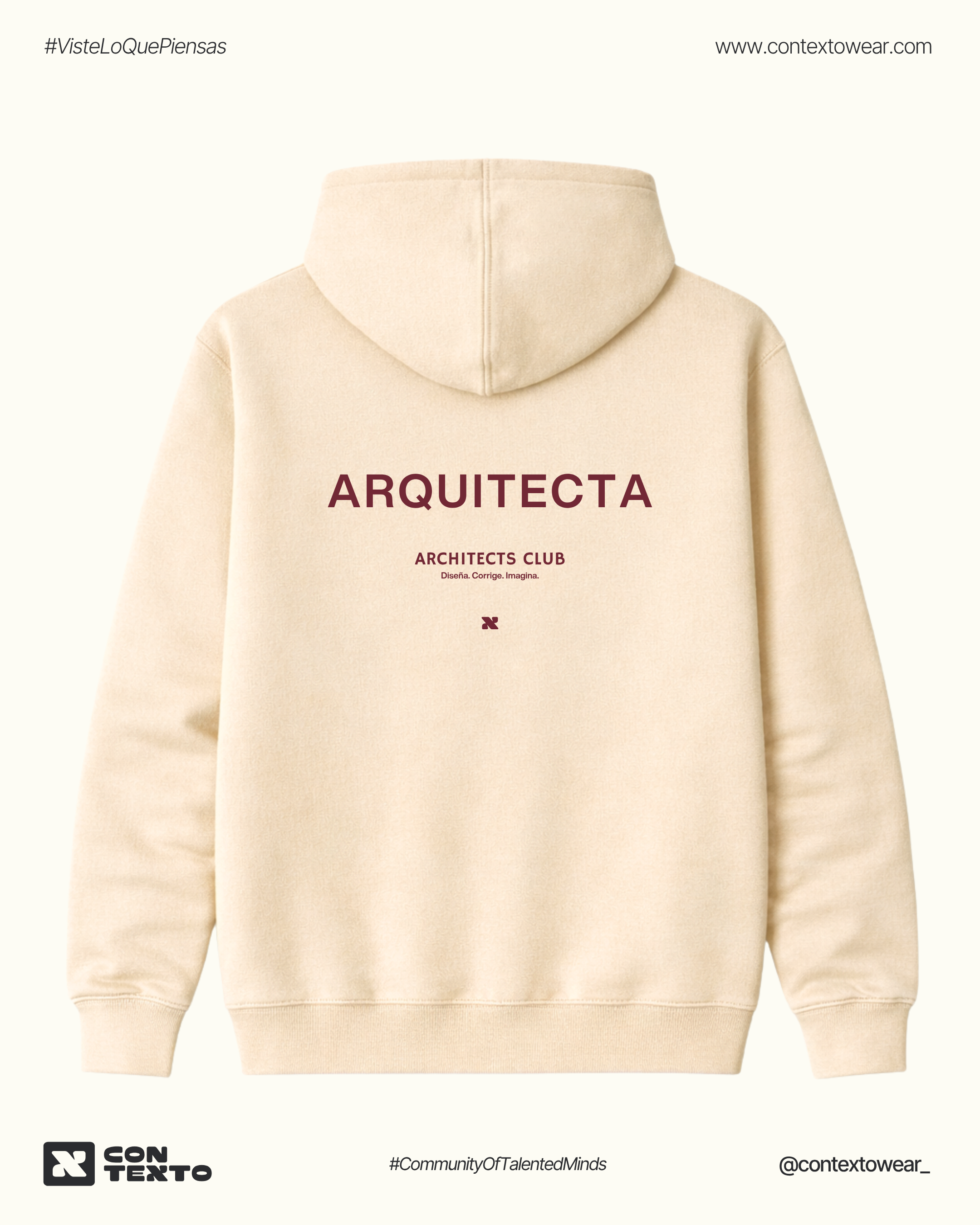 Hoodie Arquitecta Essential
