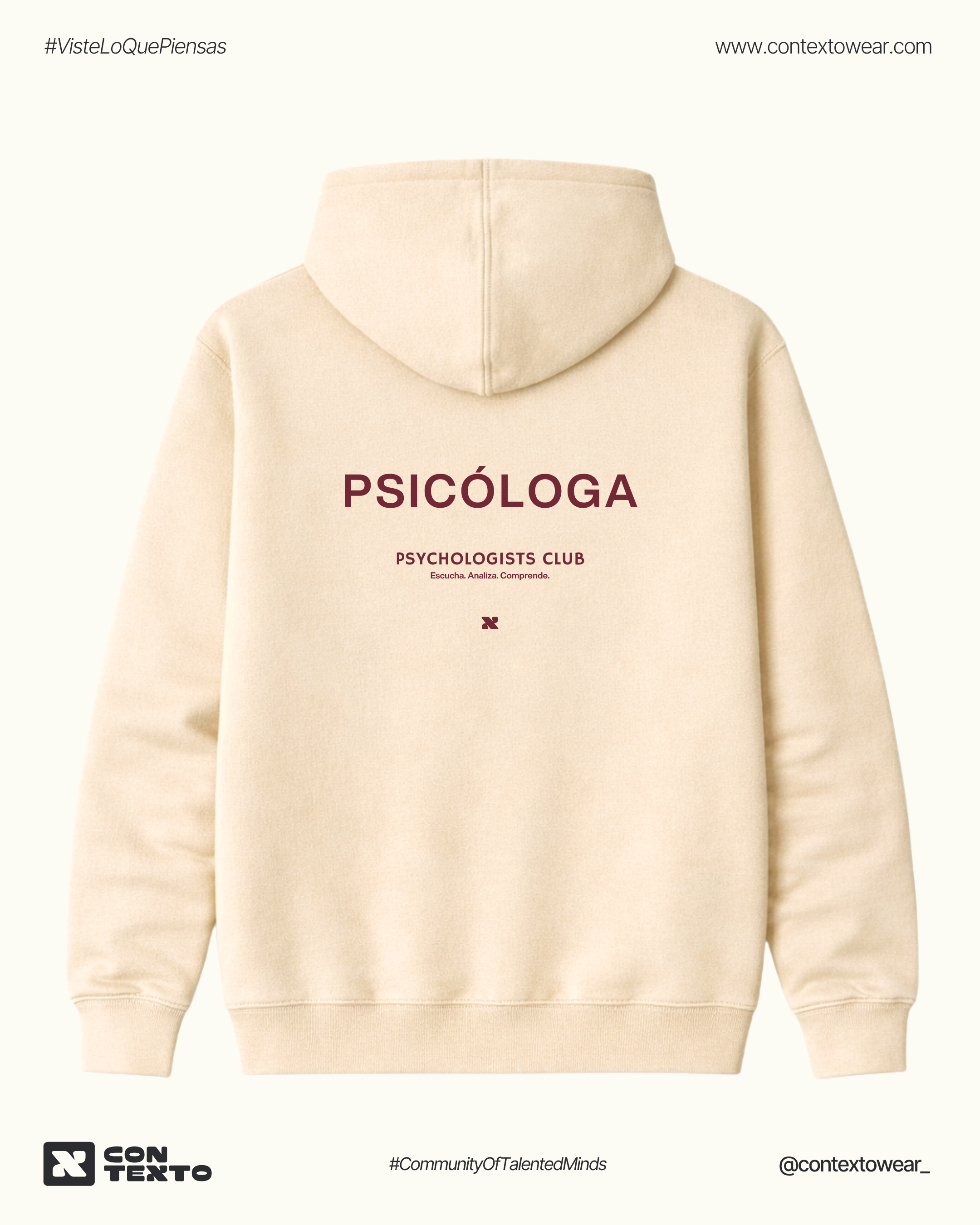 Hoodie Psicóloga Essential