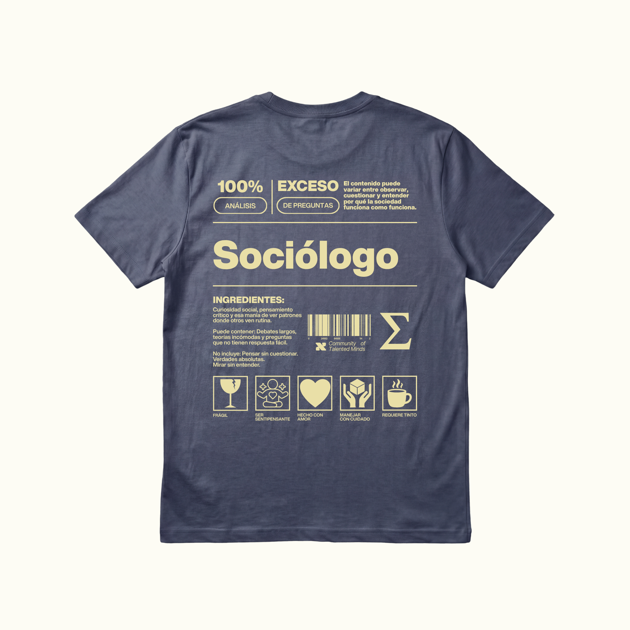 Camiseta Sociólogo