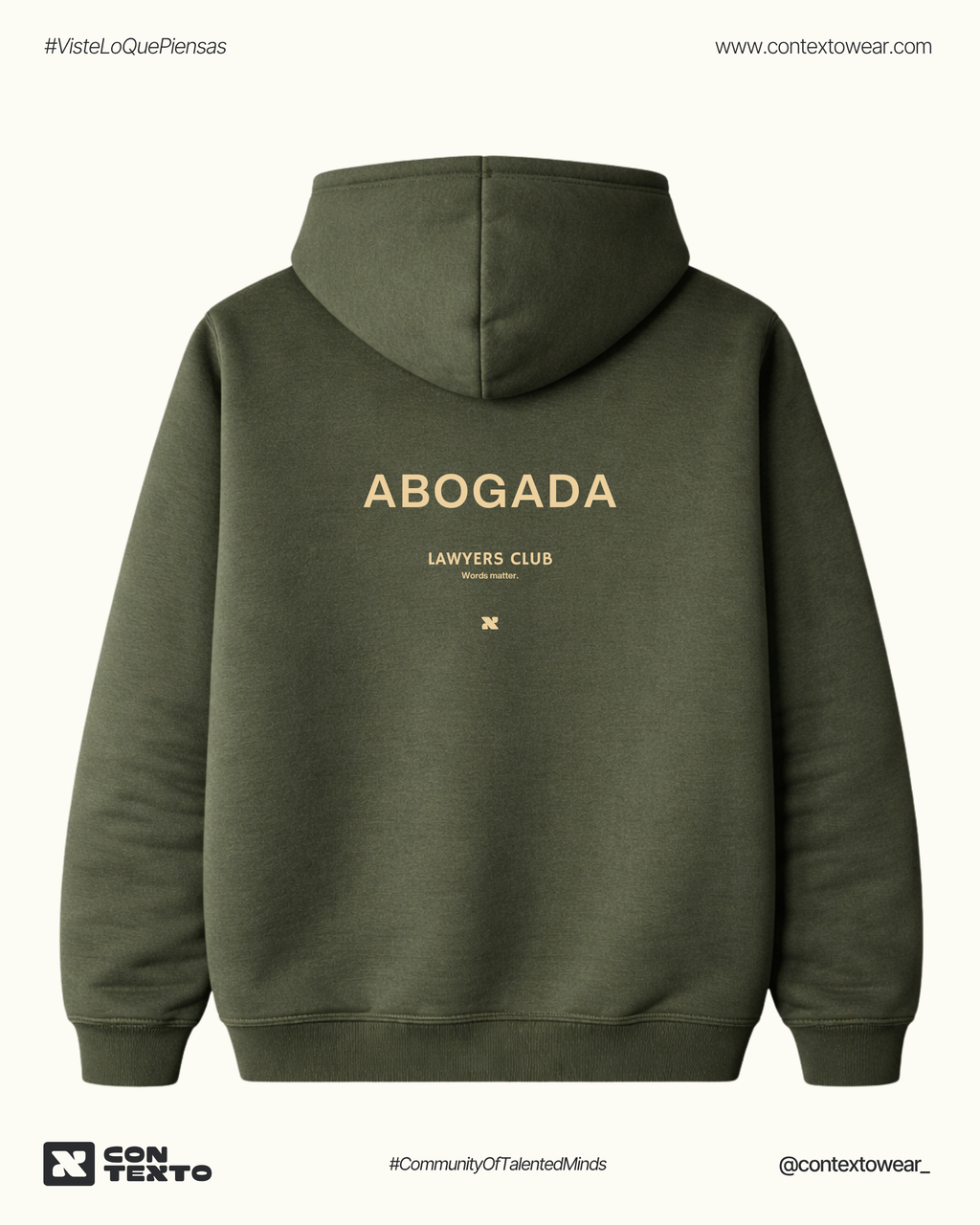 Hoodie Abogada Essential