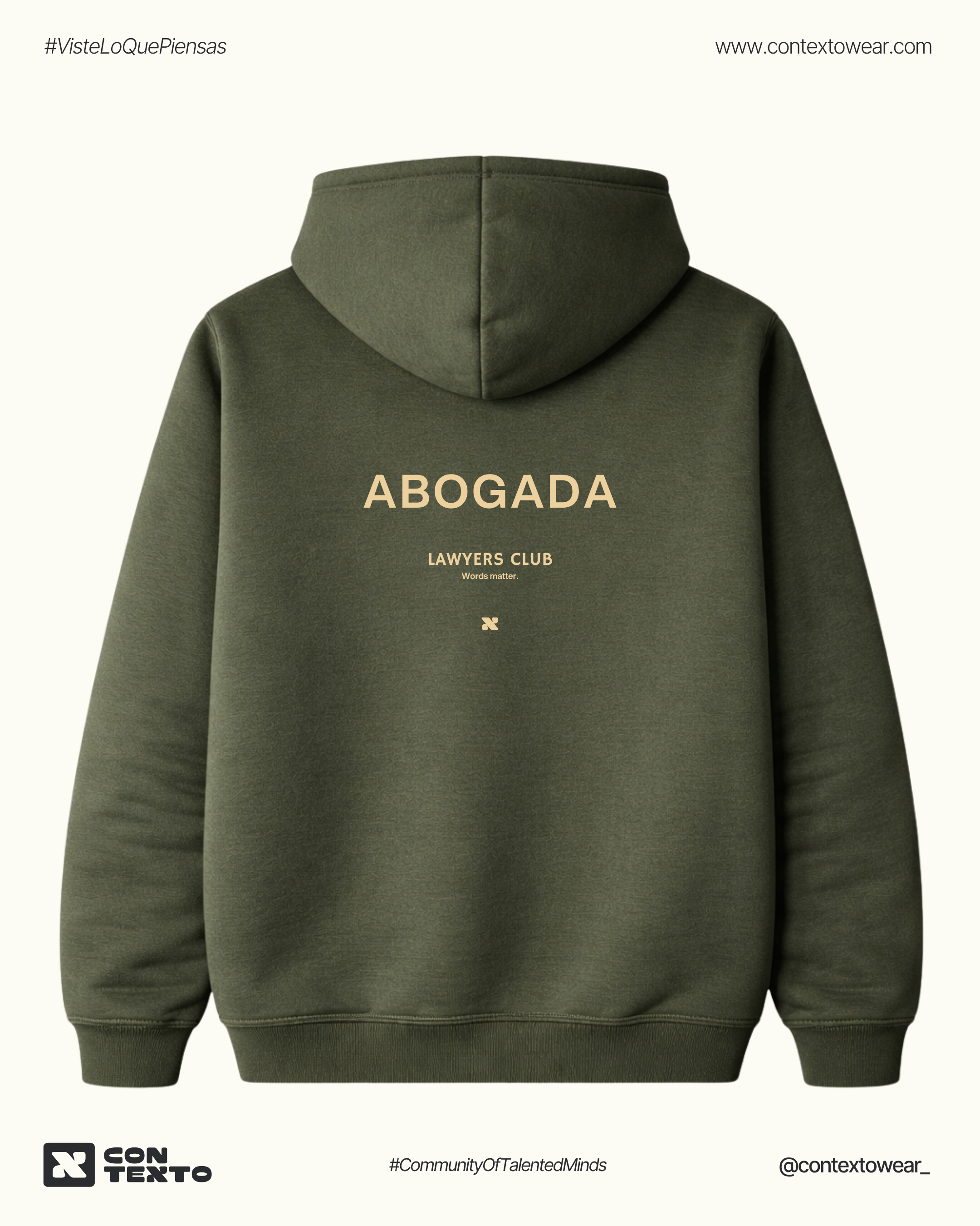 Hoodie Abogada Essential