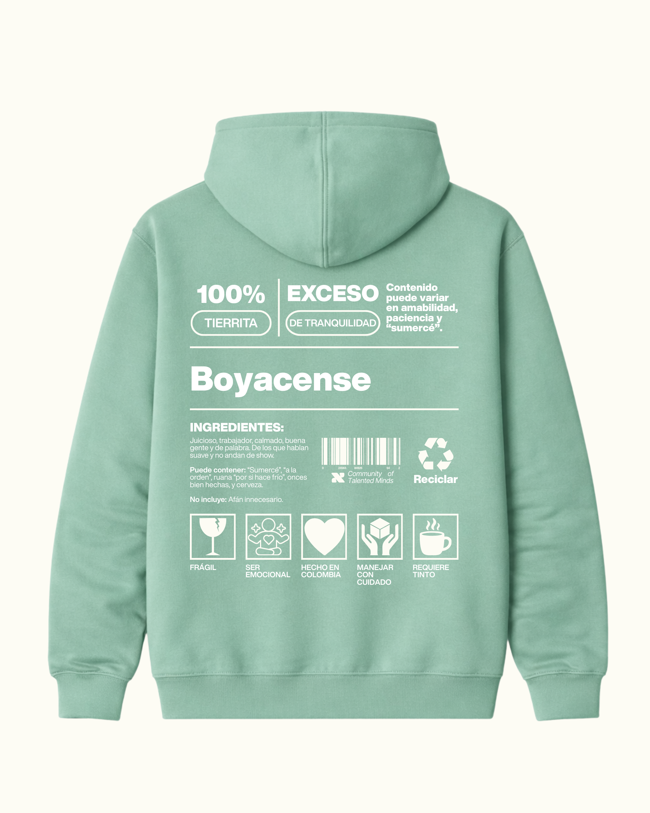 Hoodie Boyacense Hombre