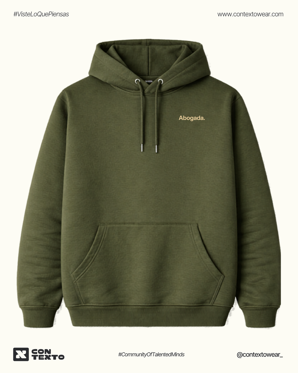 Hoodie Abogada Essential