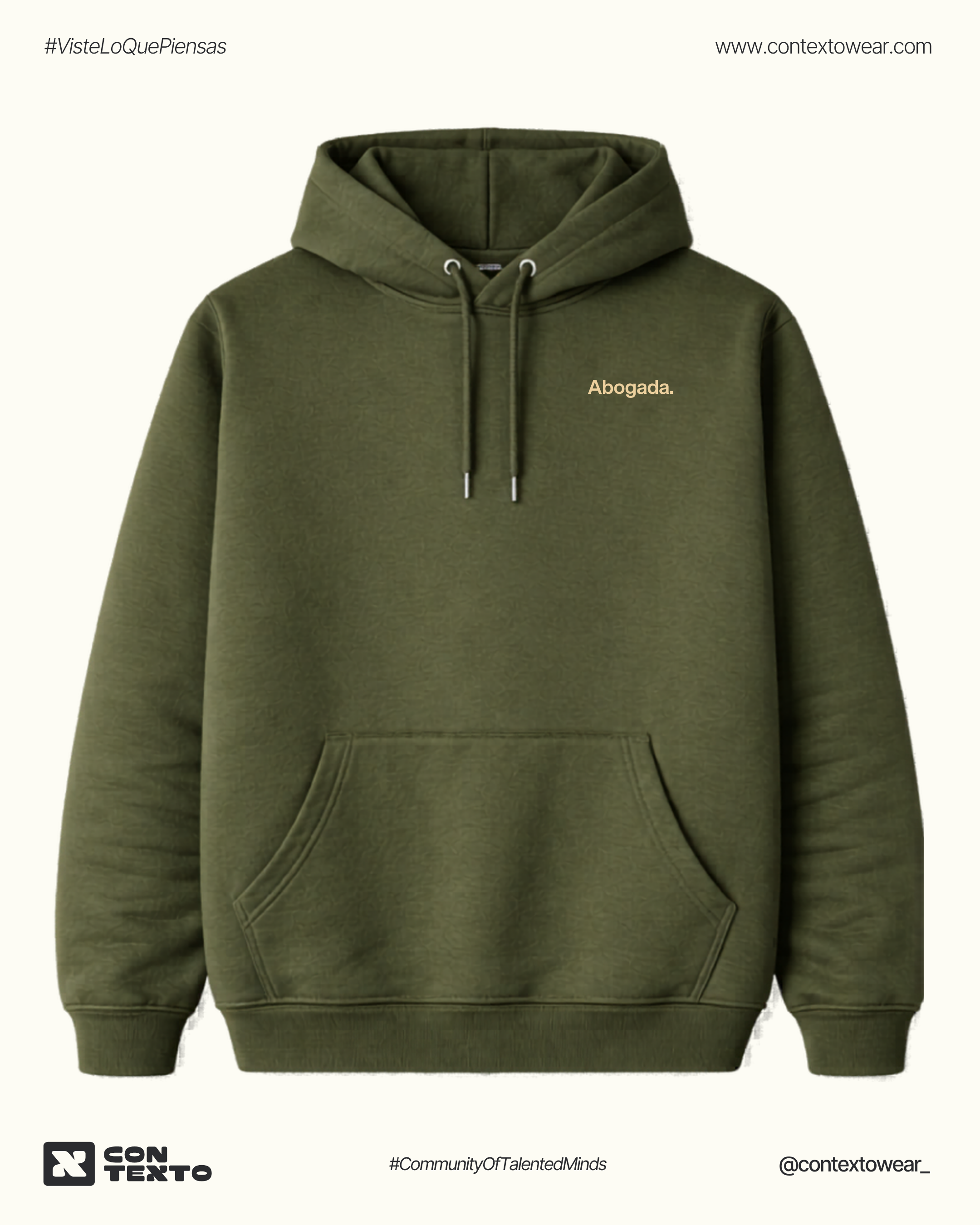 Hoodie Abogada Essential