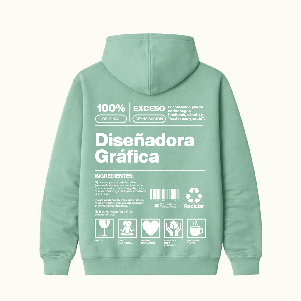 Hoodie Diseñadora Gráfica