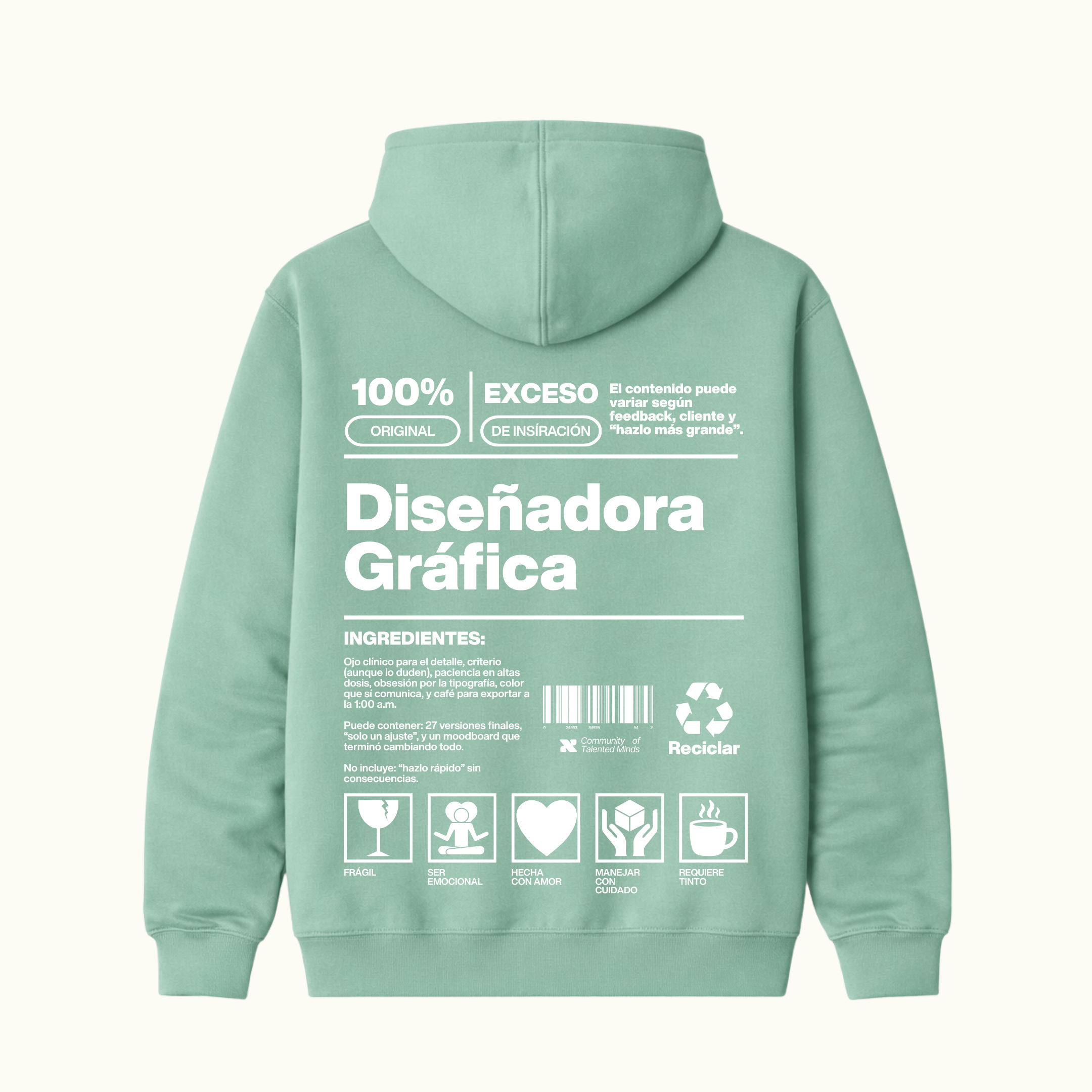 Hoodie Diseñadora Gráfica
