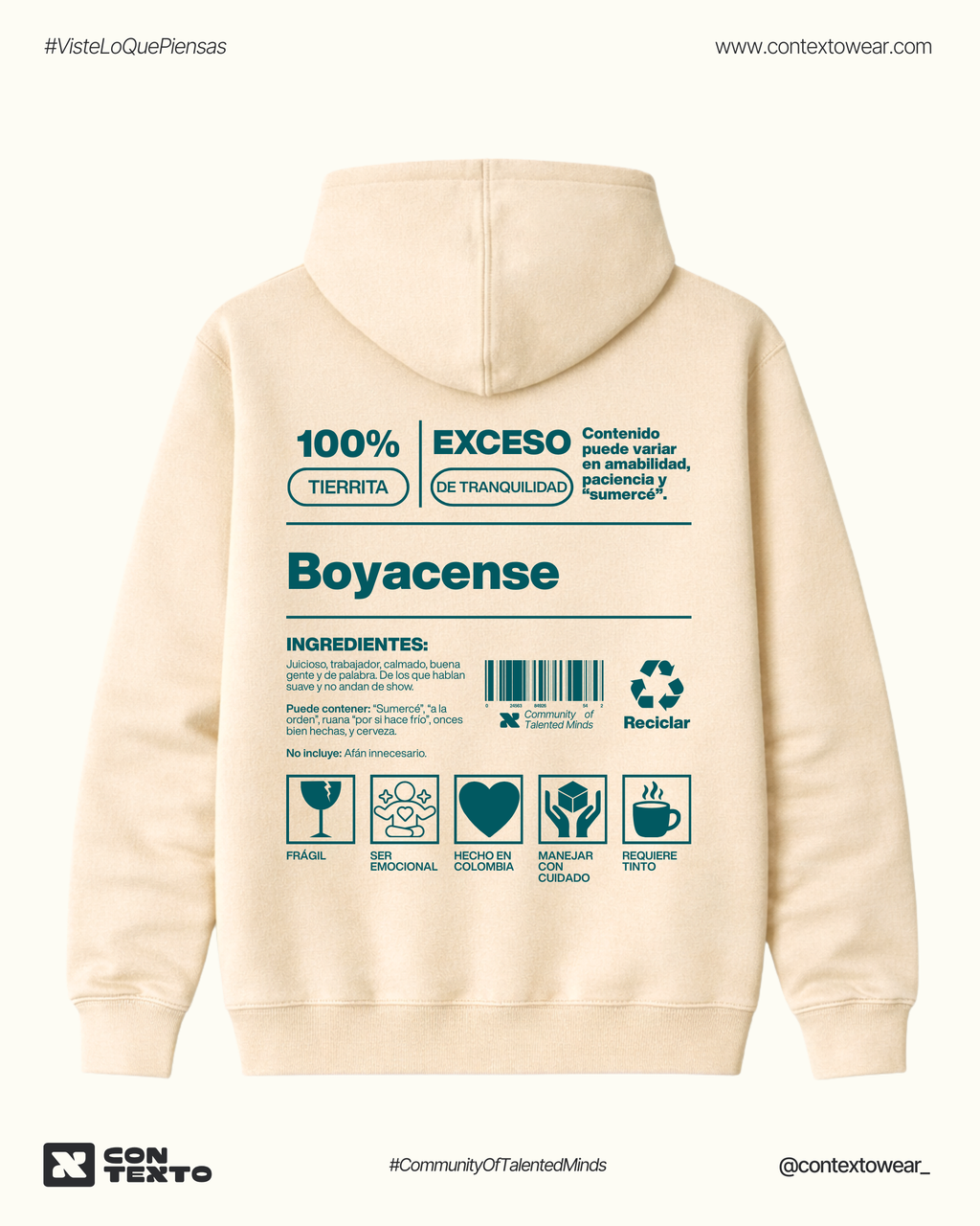 Hoodie Boyacense Mujer