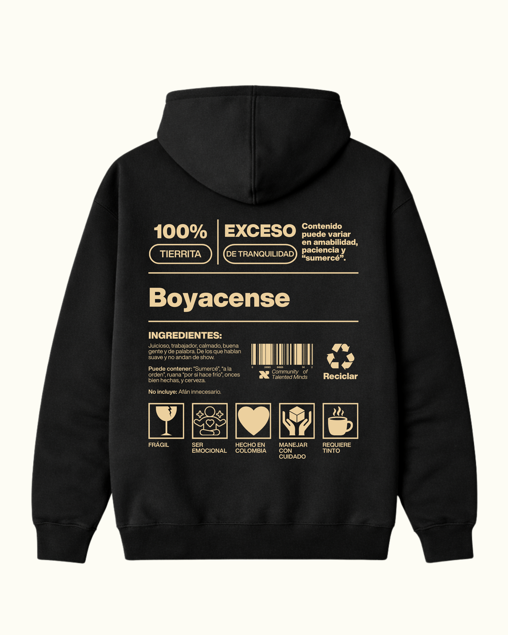 Hoodie Boyacense Hombre