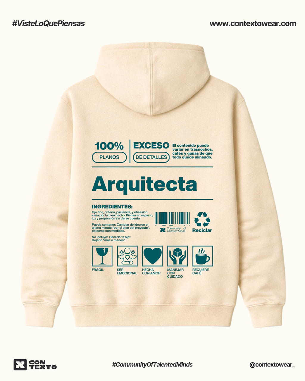 Hoodie Arquitecta