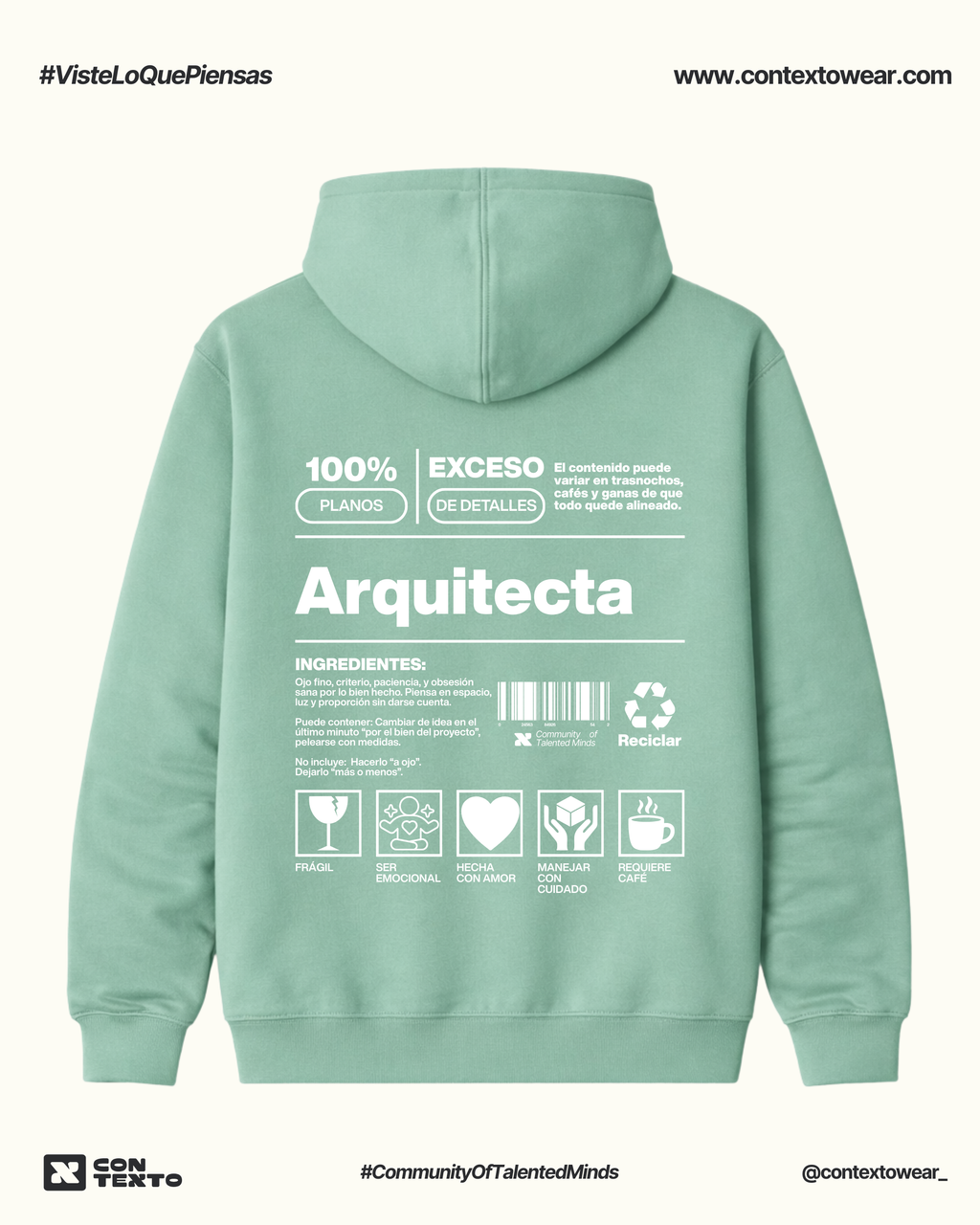 Hoodie Arquitecta