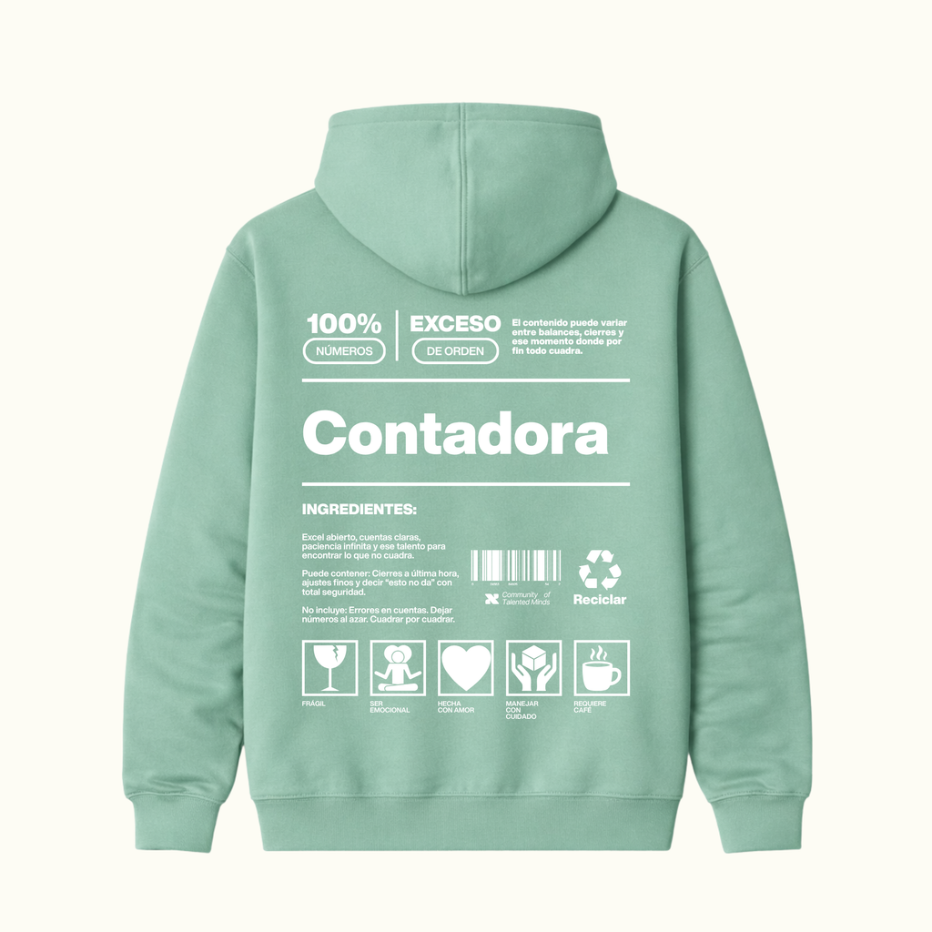 Hoodie Contadora