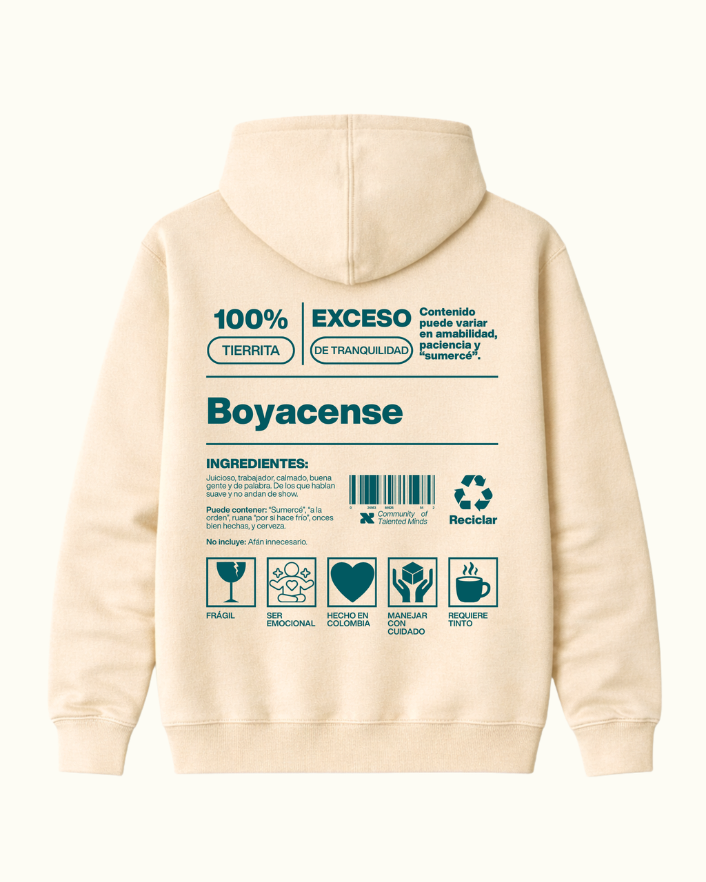 Hoodie Boyacense Hombre