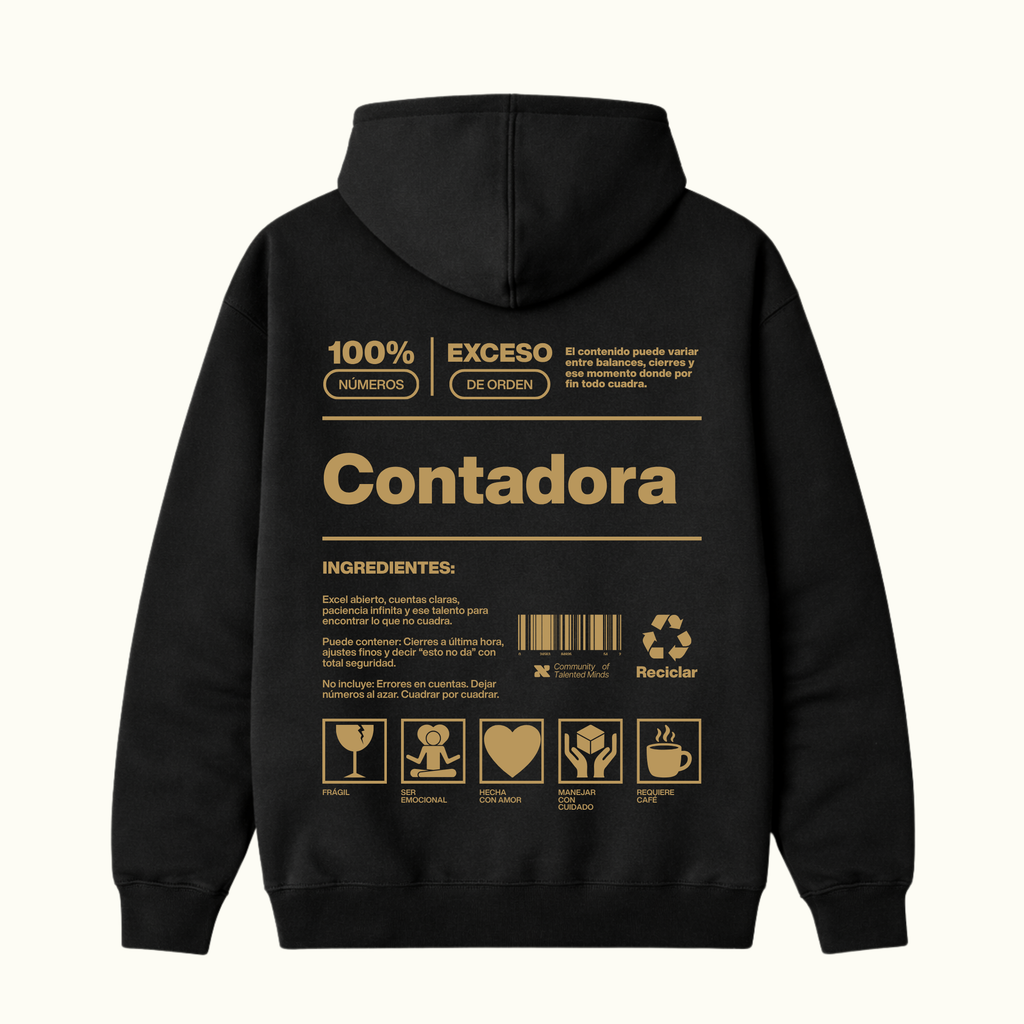 Hoodie Contadora