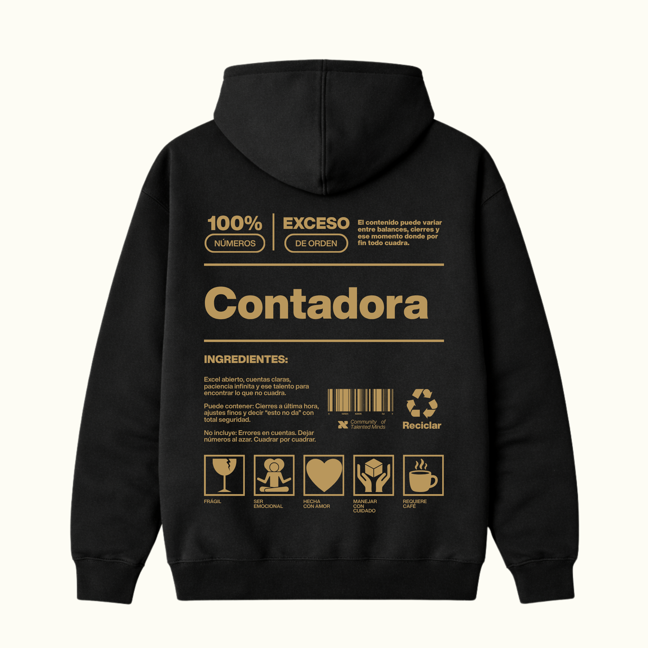 Hoodie Contadora