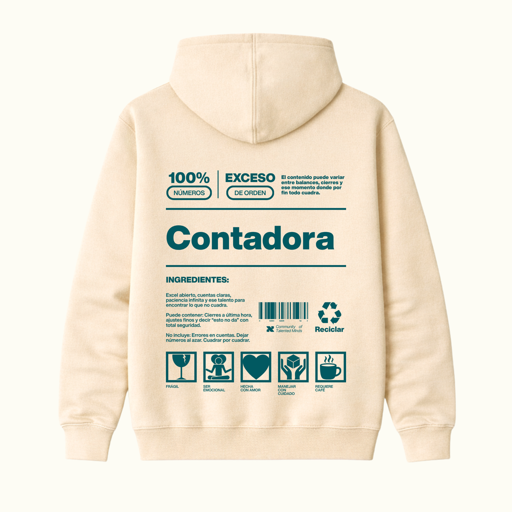 Hoodie Contadora