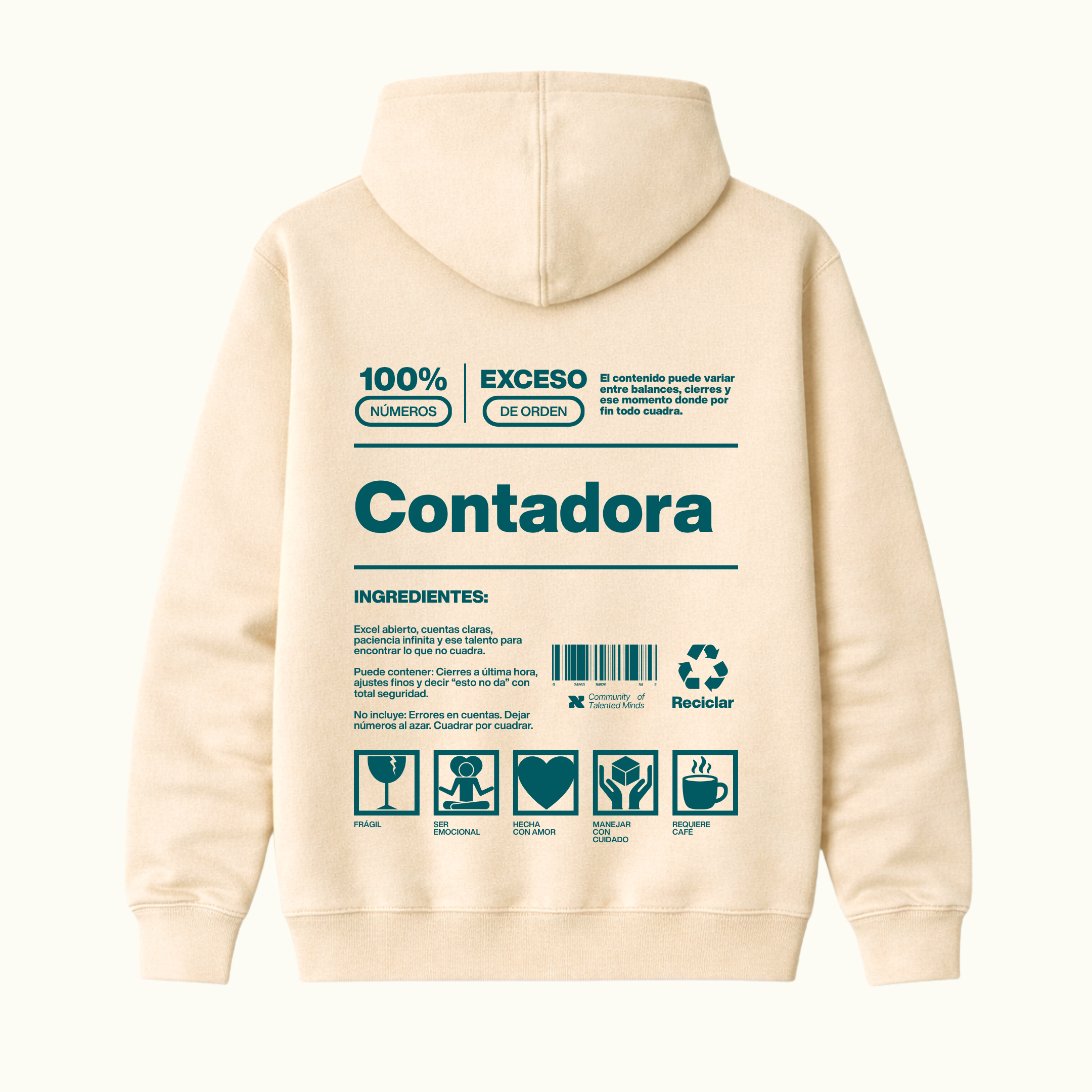 Hoodie Contadora