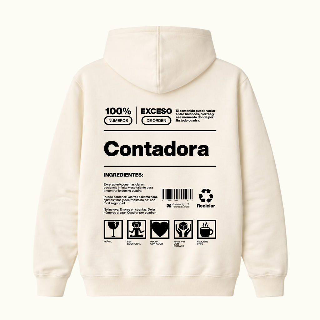 Hoodie Contadora
