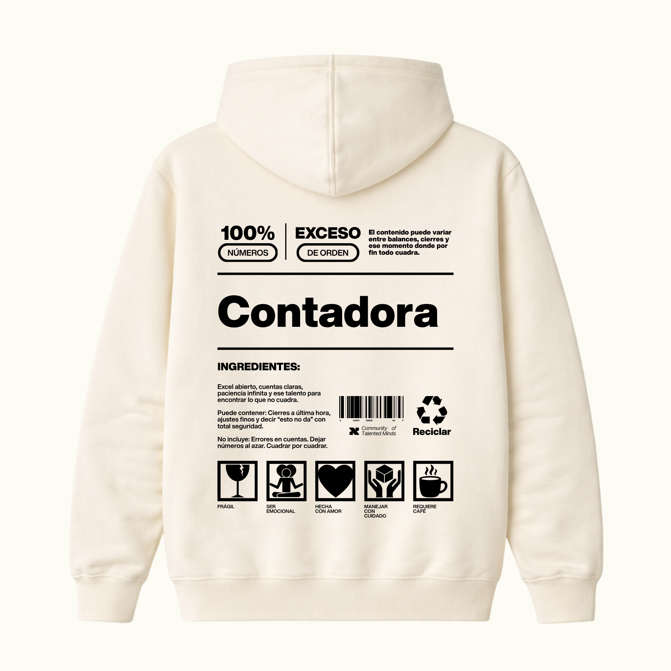 Hoodie Contadora
