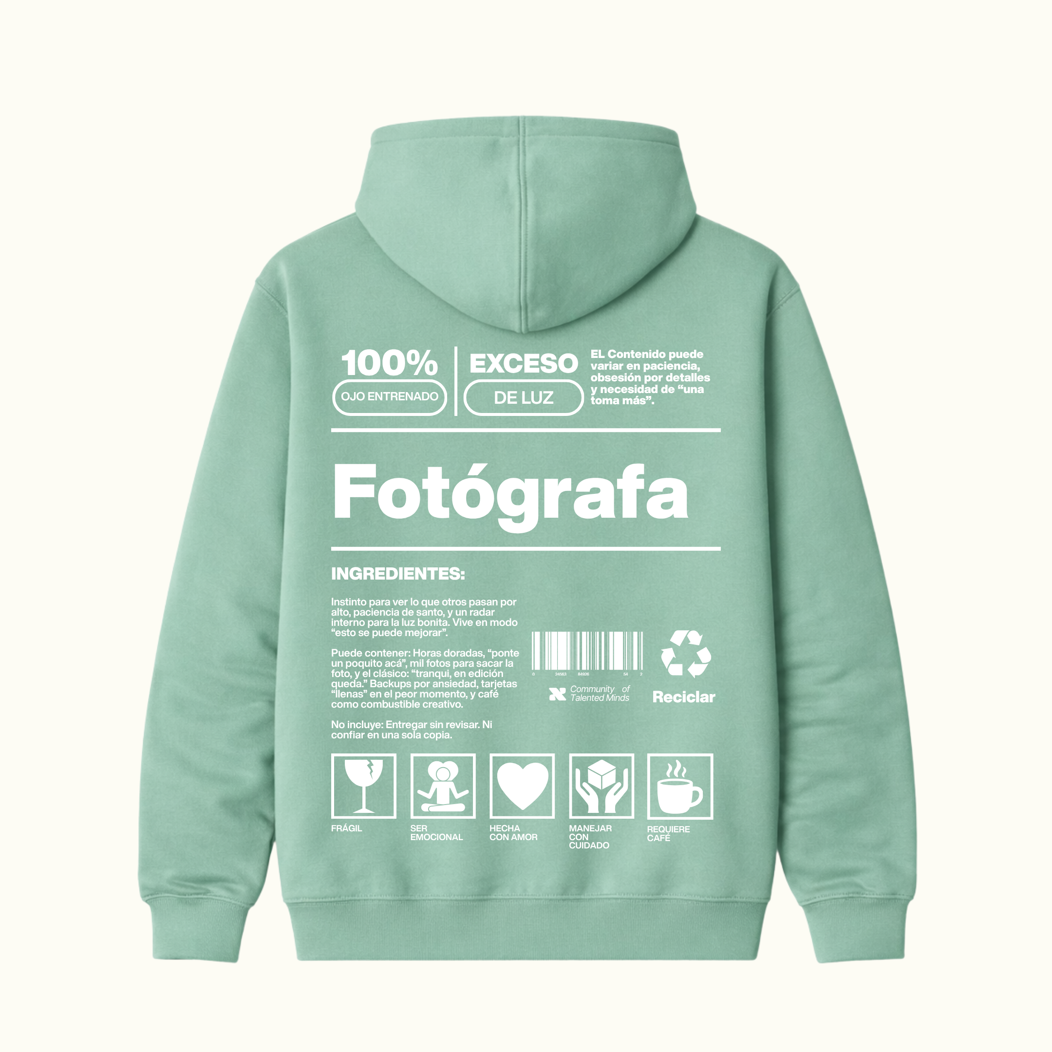 Hoodie Fotógrafa