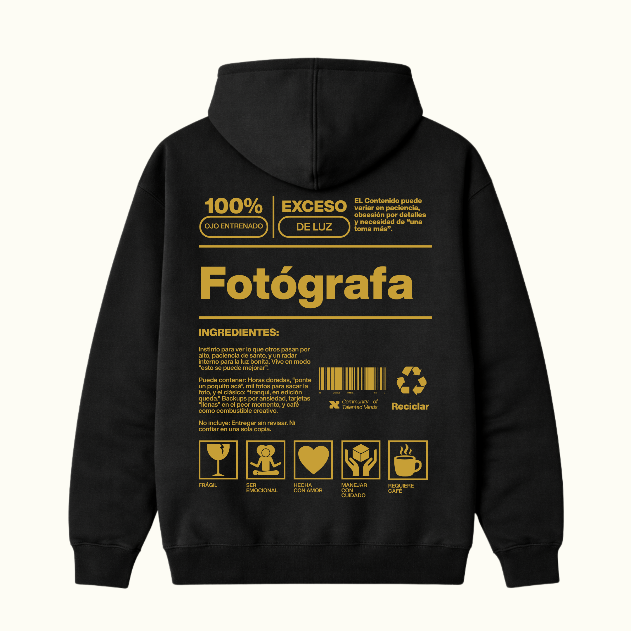 Hoodie Fotógrafa