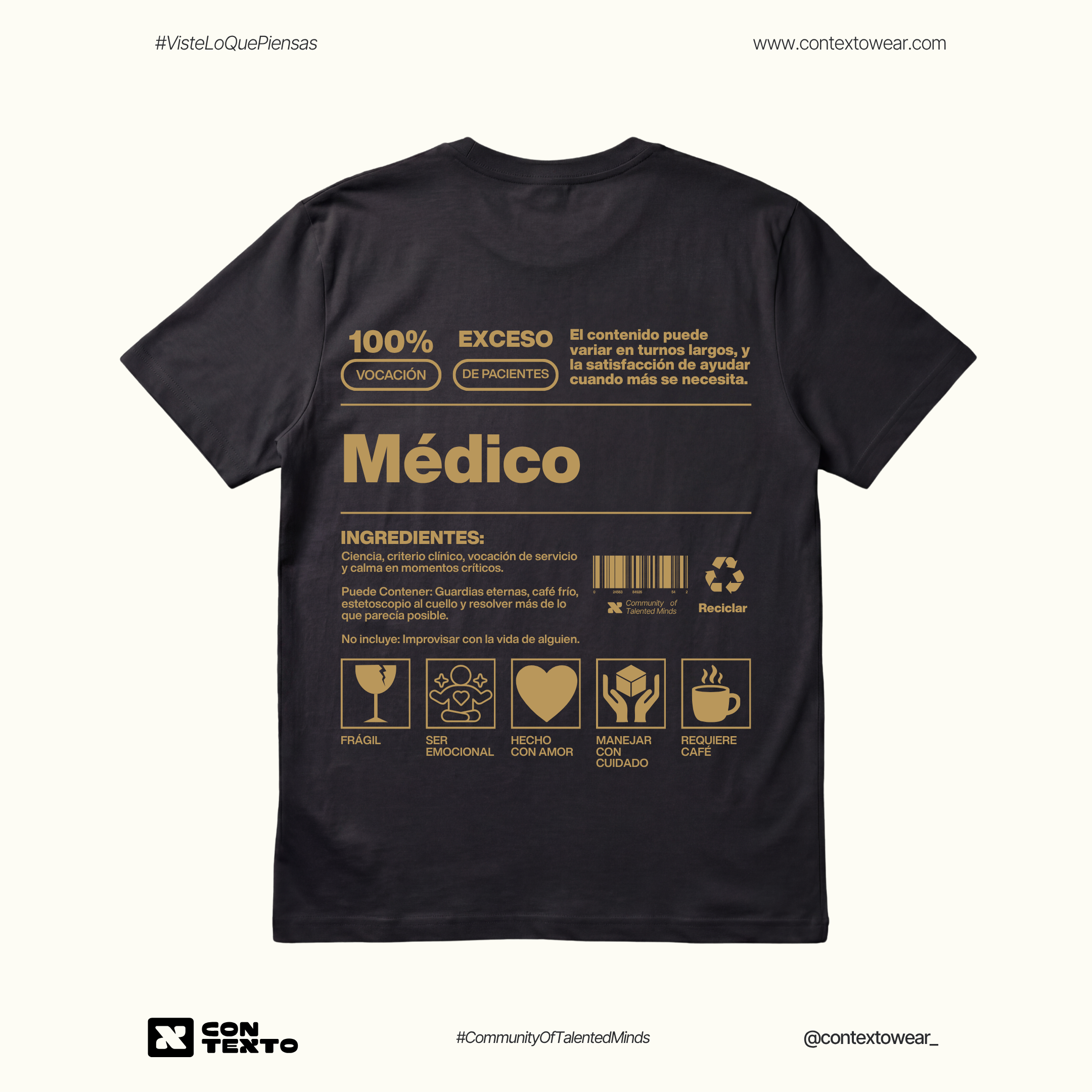 Camiseta Médico