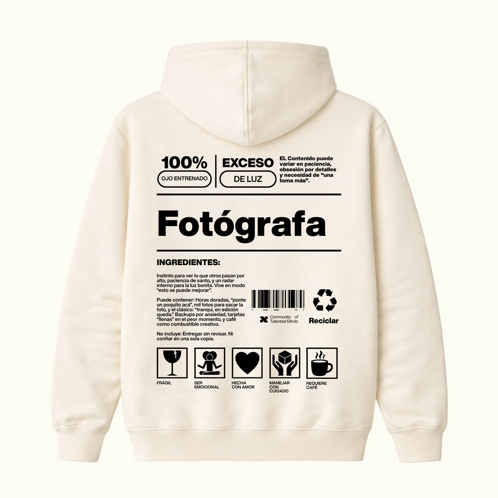 Hoodie Fotógrafa