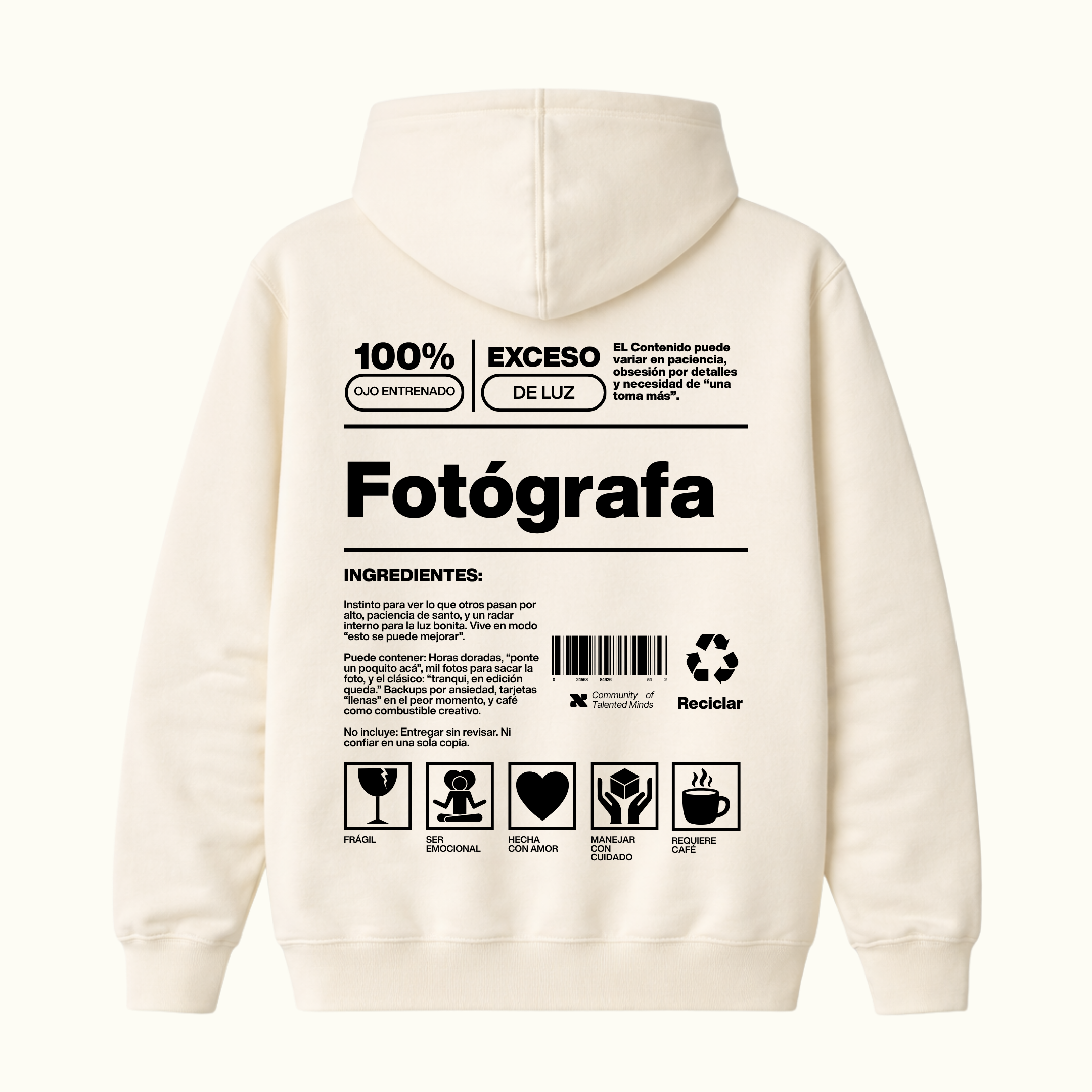 Hoodie Fotógrafa