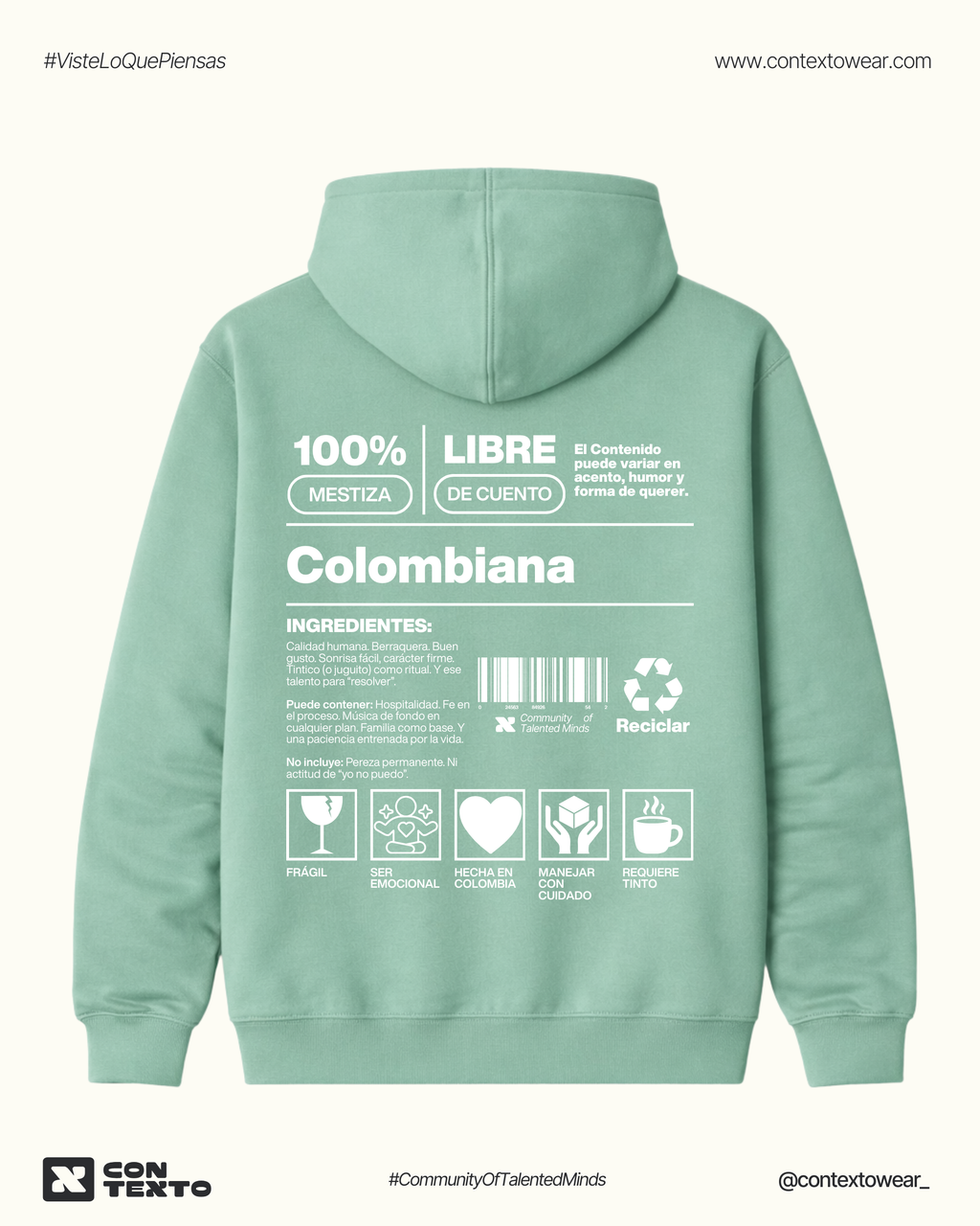 Hoodie Colombiana