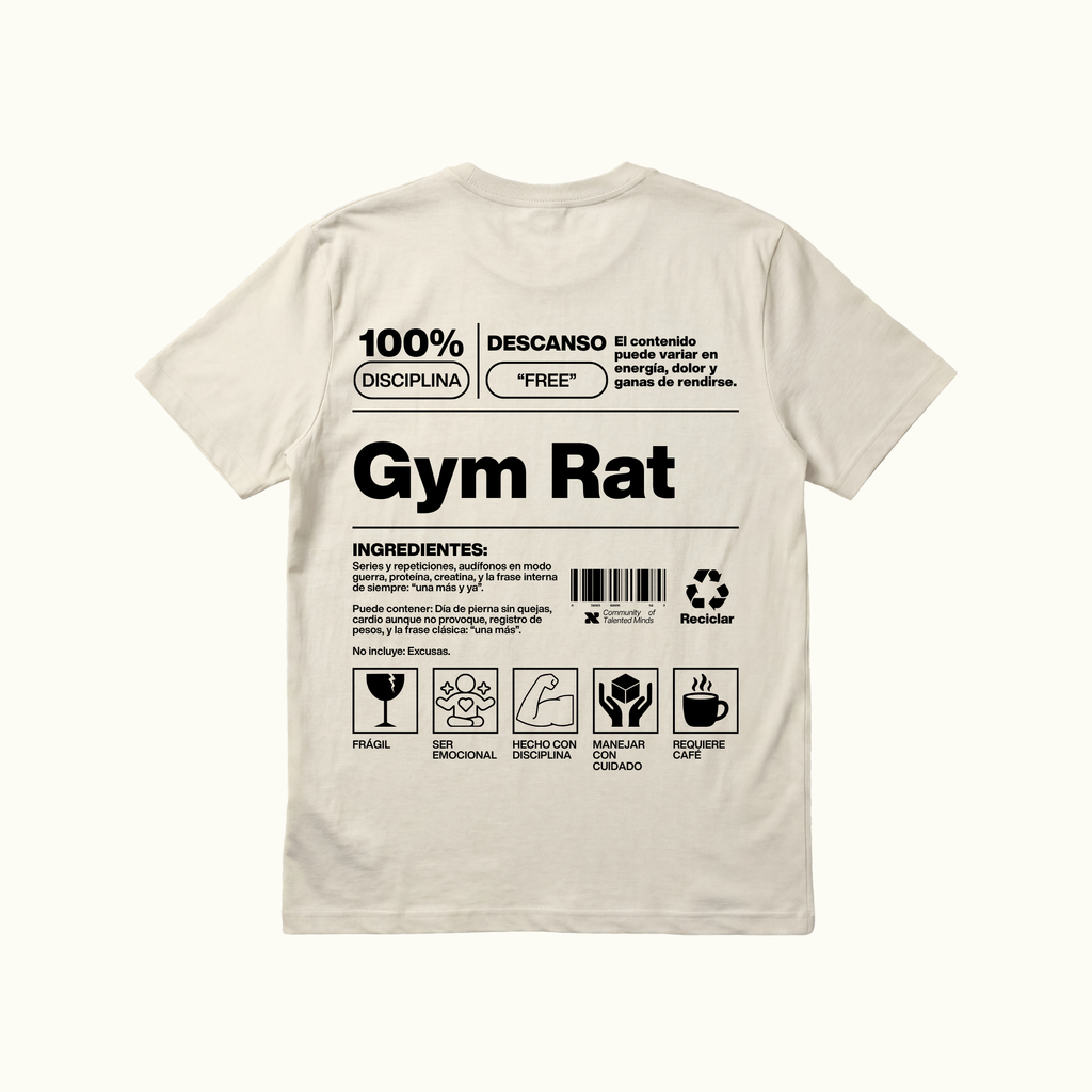 Camiseta Gym Rat Hombre