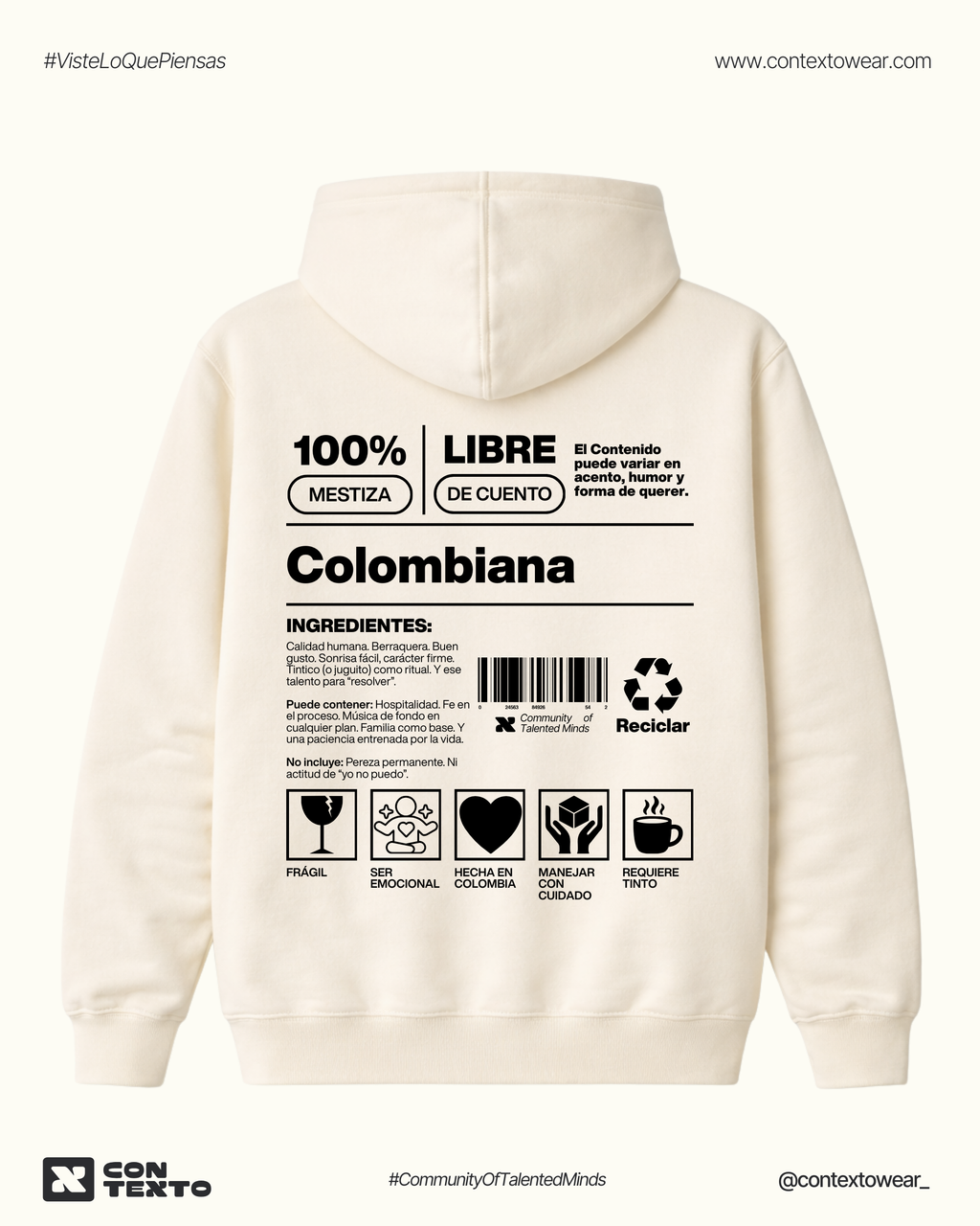 Hoodie Colombiana