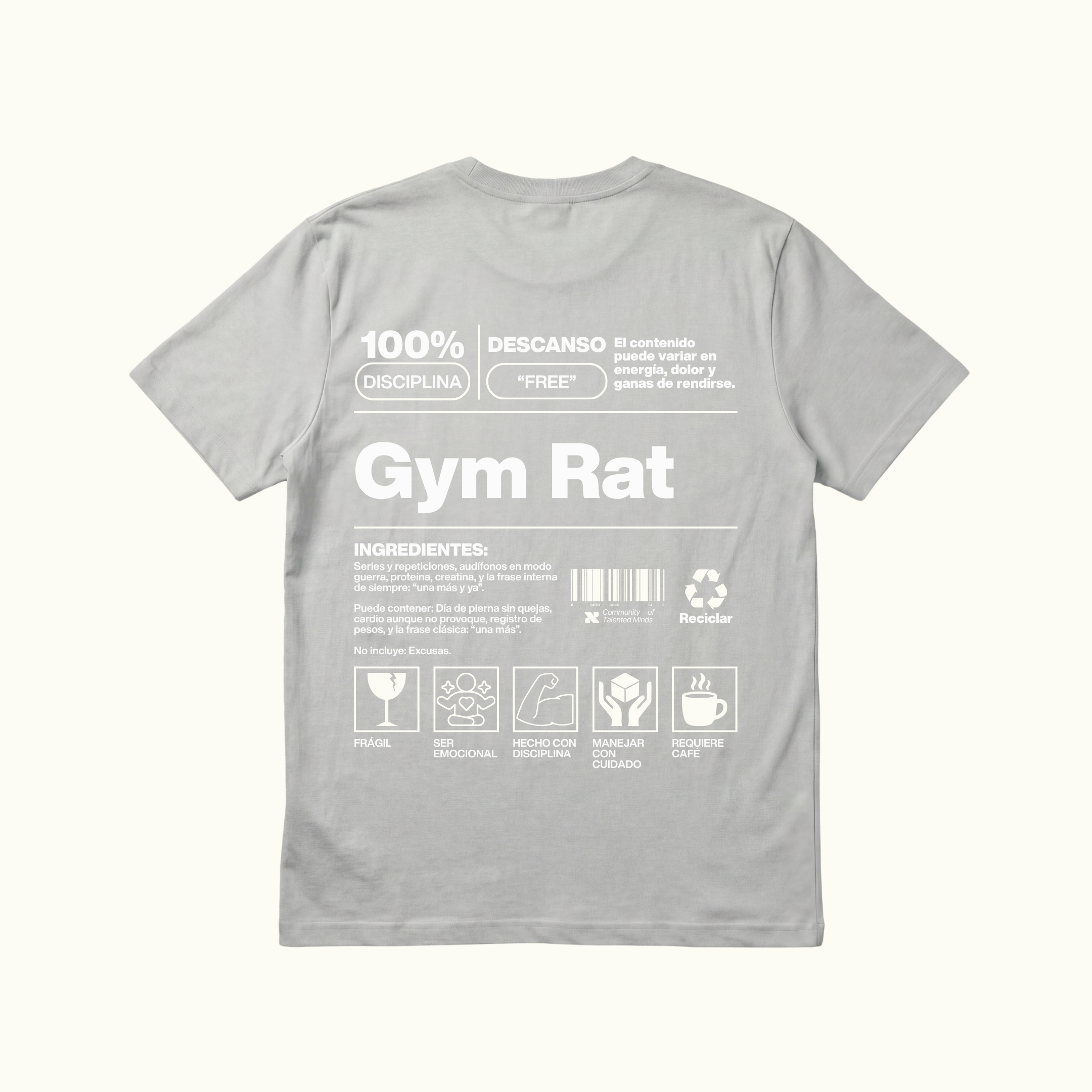 Camiseta Gym Rat Hombre